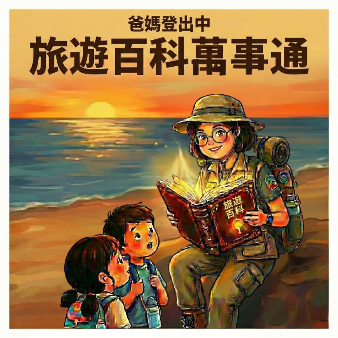 爸媽登出中，旅遊百科萬事通 cover art