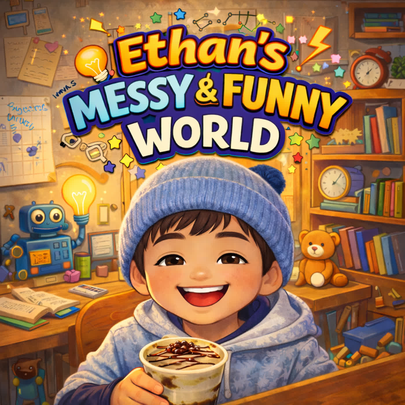 Ethan's Messy & Funny World - English / 中文 cover art