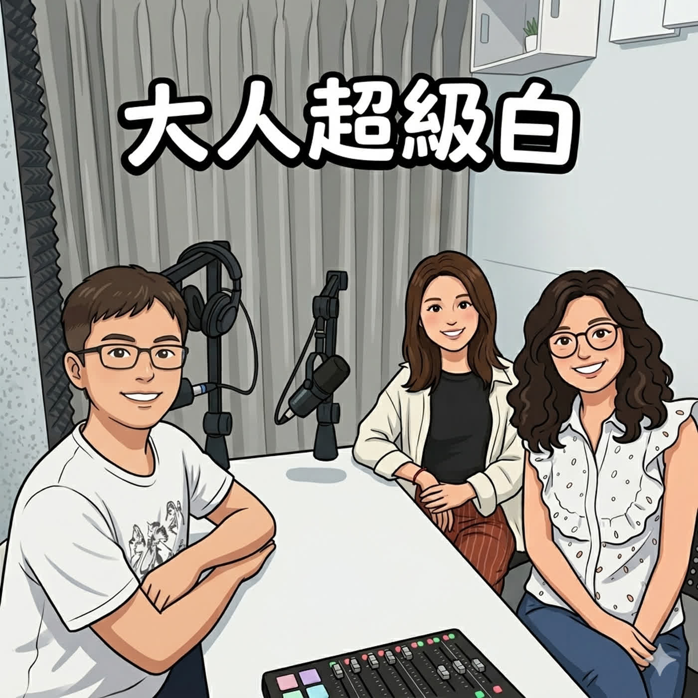 大人超級白