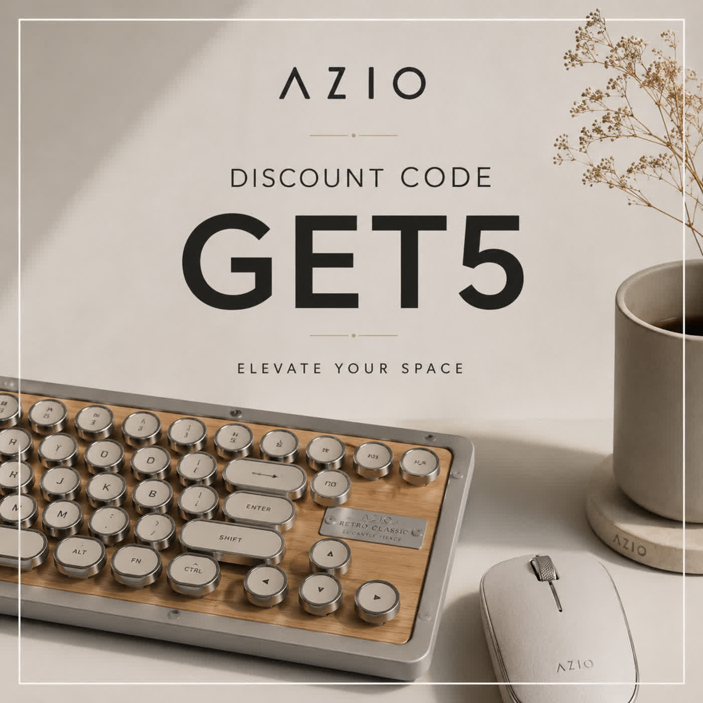 AZIO Discount Code “GET5”