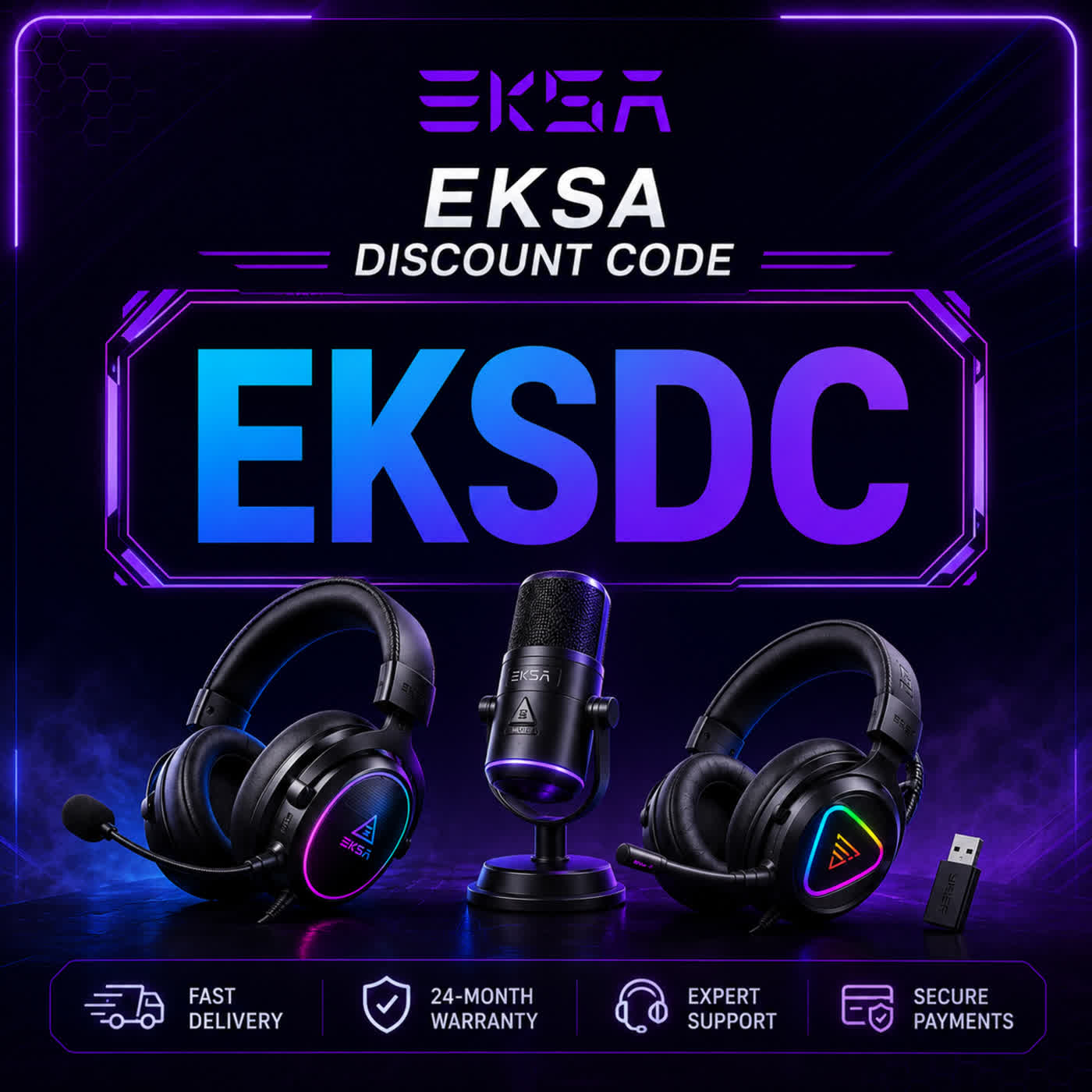 EKSA Discount Code “EKSDC”