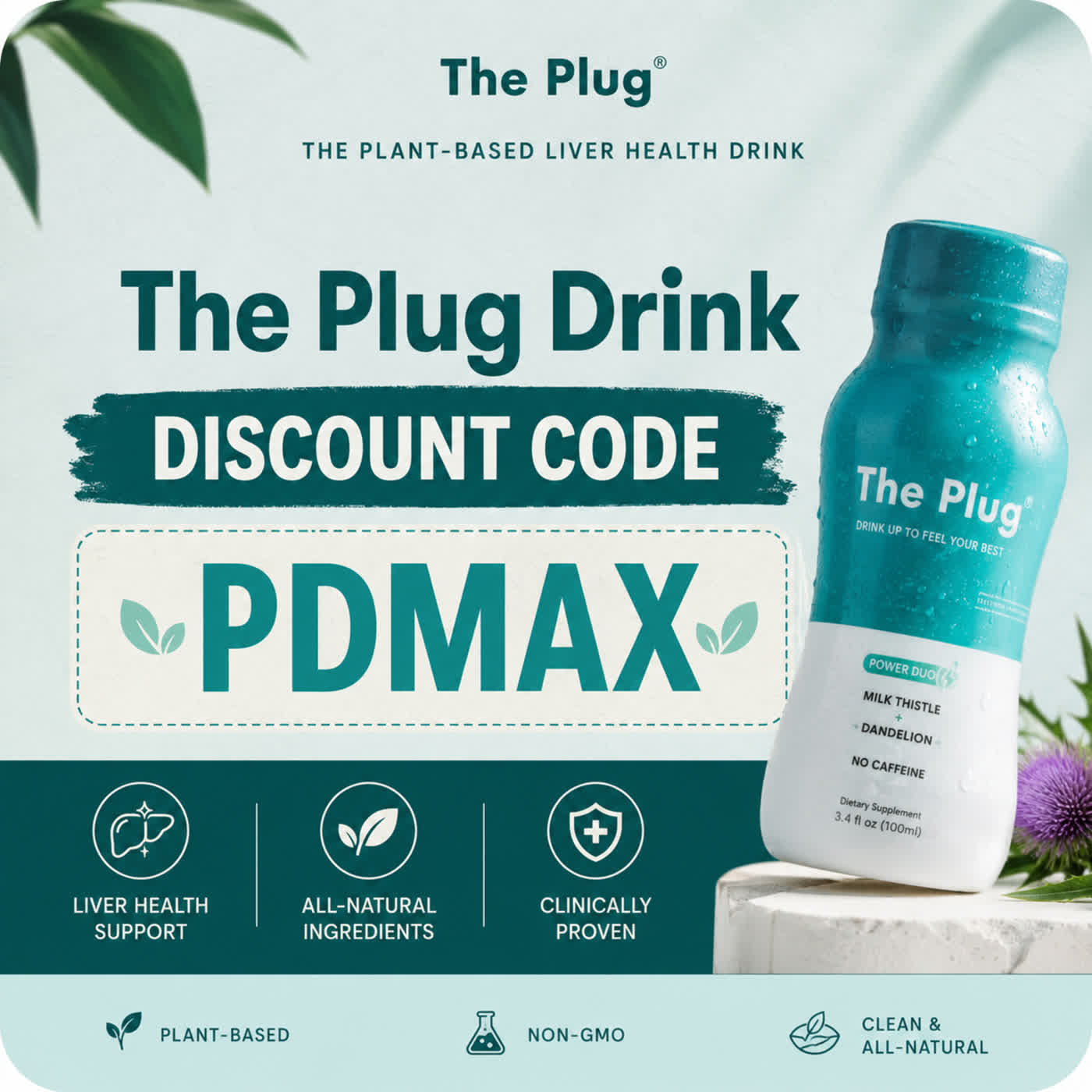 The Plug Drink Discount Code “PDMAX”