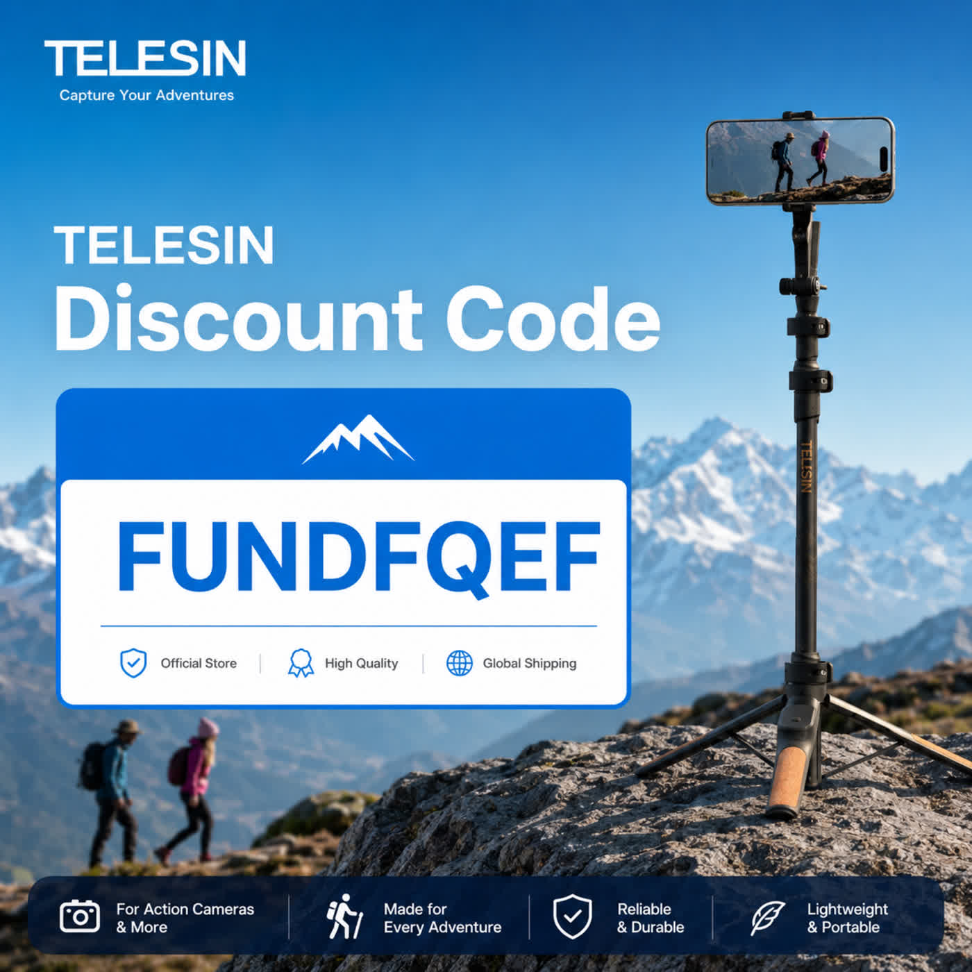 TELESIN Discount Code “FUNDFQEF”
