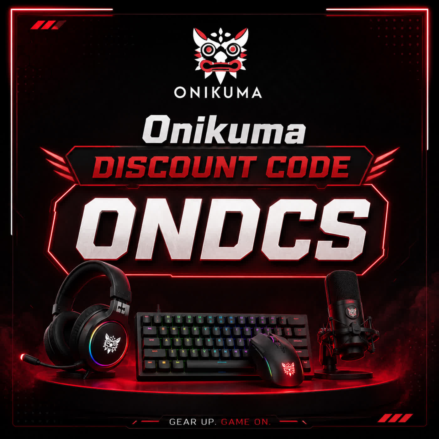 Onikuma Discount Code “ONDCS”