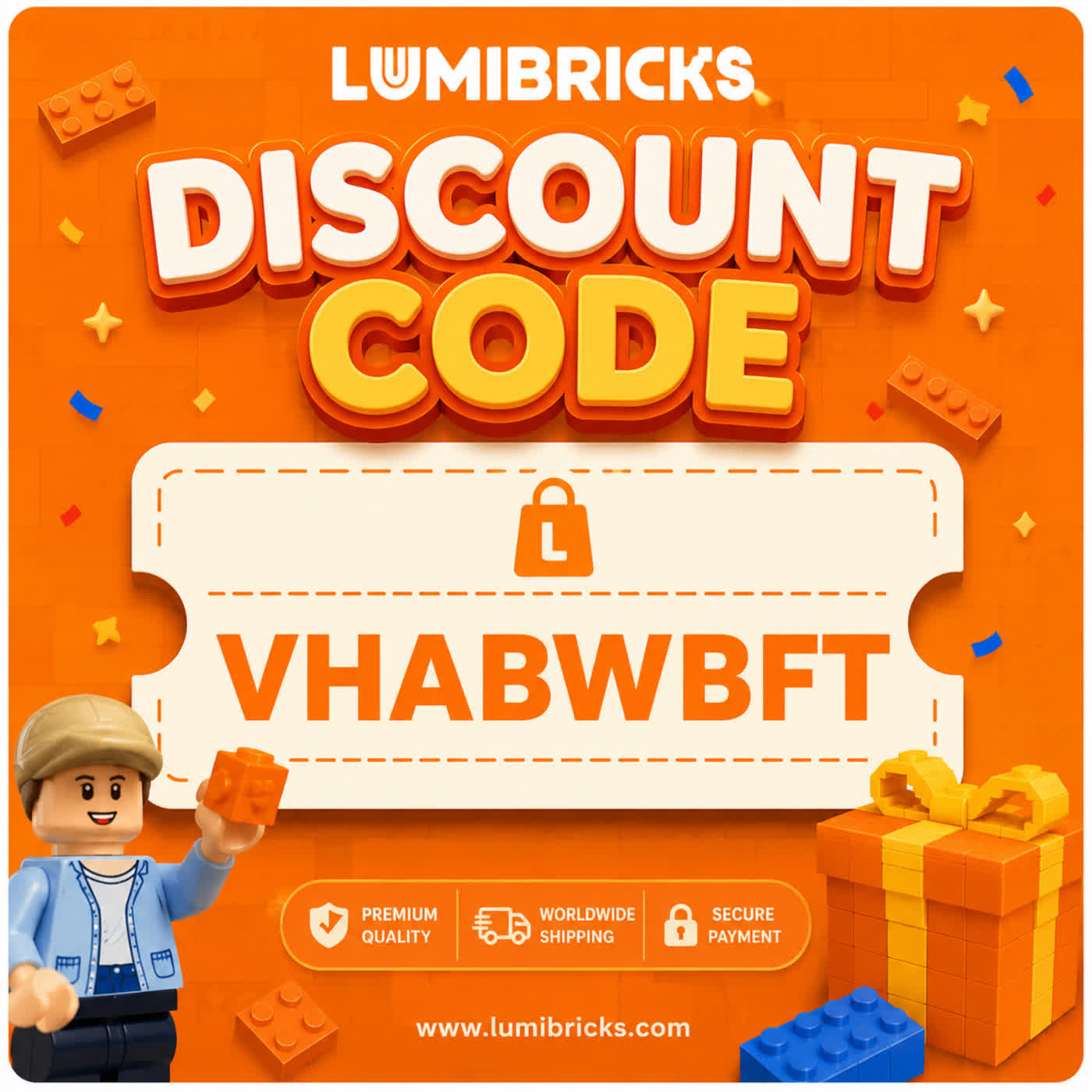 Lumibricks Discount Code “VHABWBFT” podcast artwork