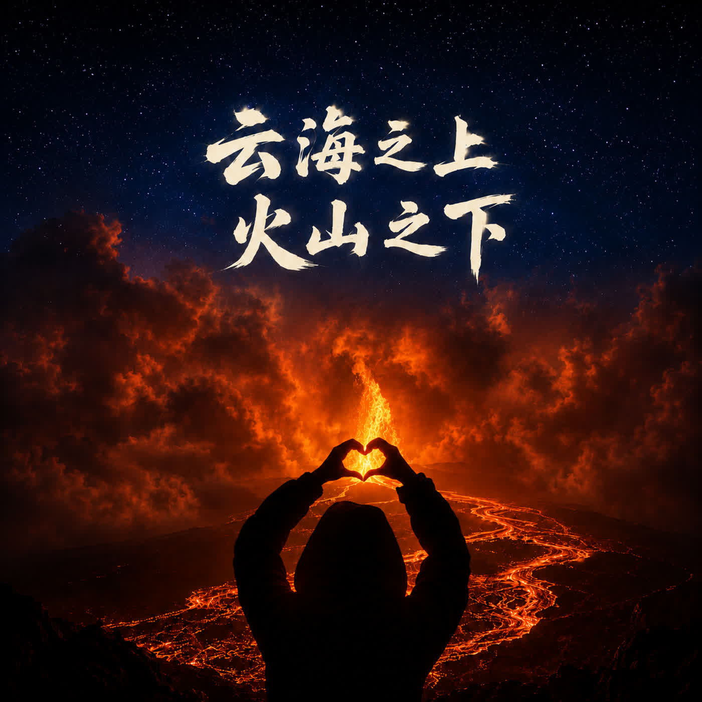 云海之上，火山之下