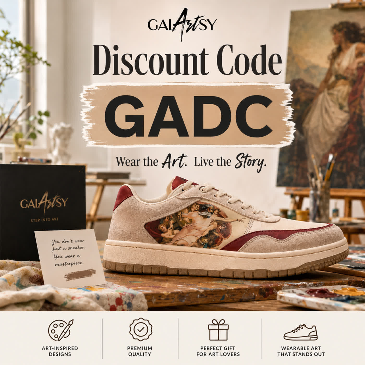 Galartsy Discount Code “GADC”