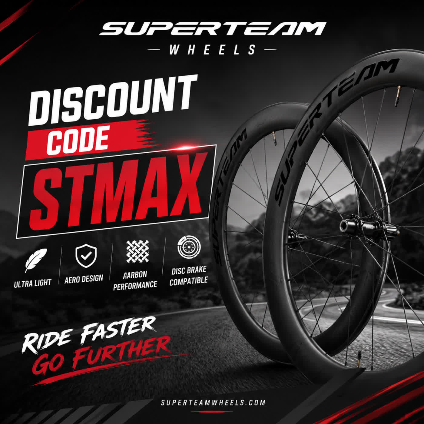 SUPERTEAM WHEELS Discount Code “STMAX”