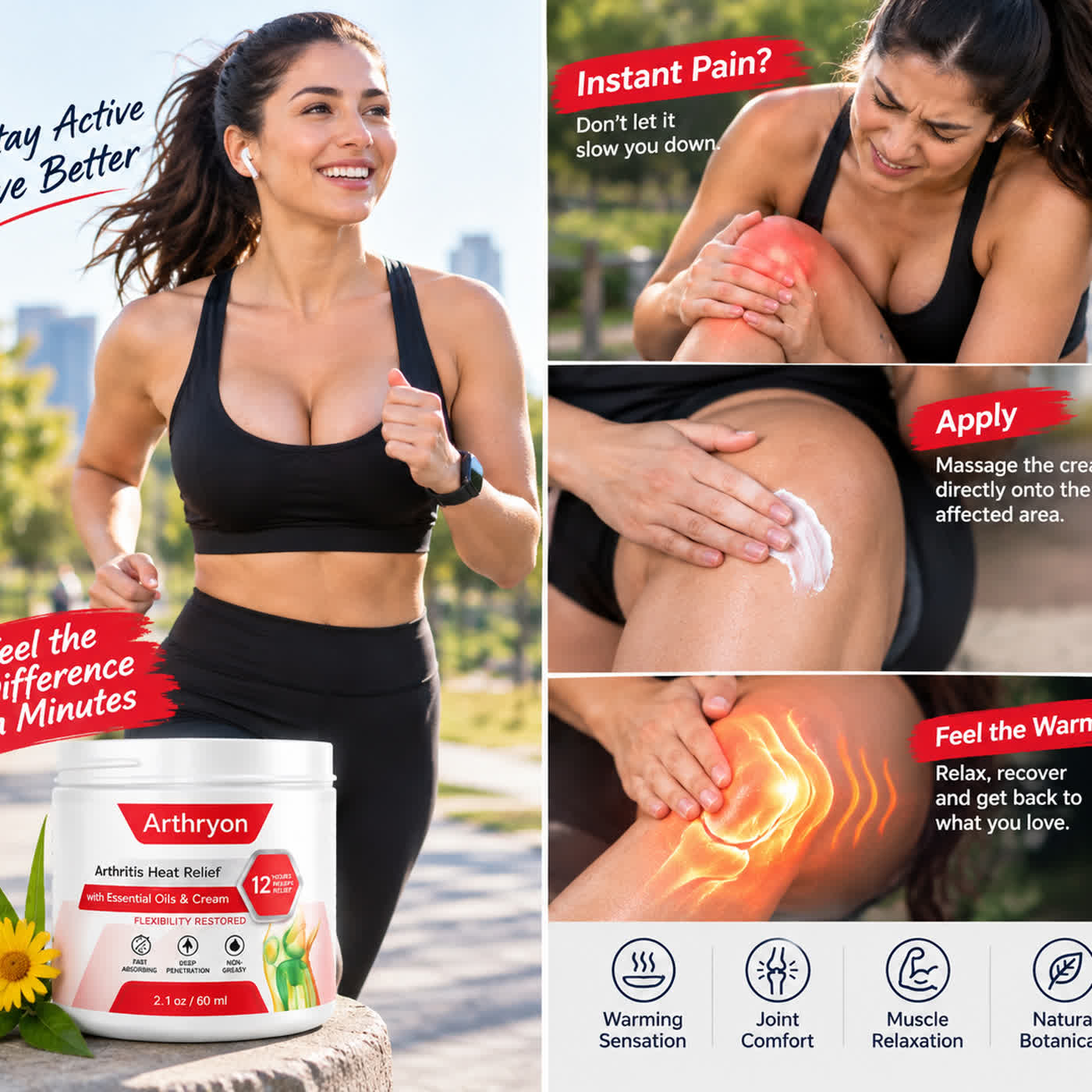 Arthryon Heat Relief Cream UK Review  Ingredients, Benefits & How It Works  | Firstory