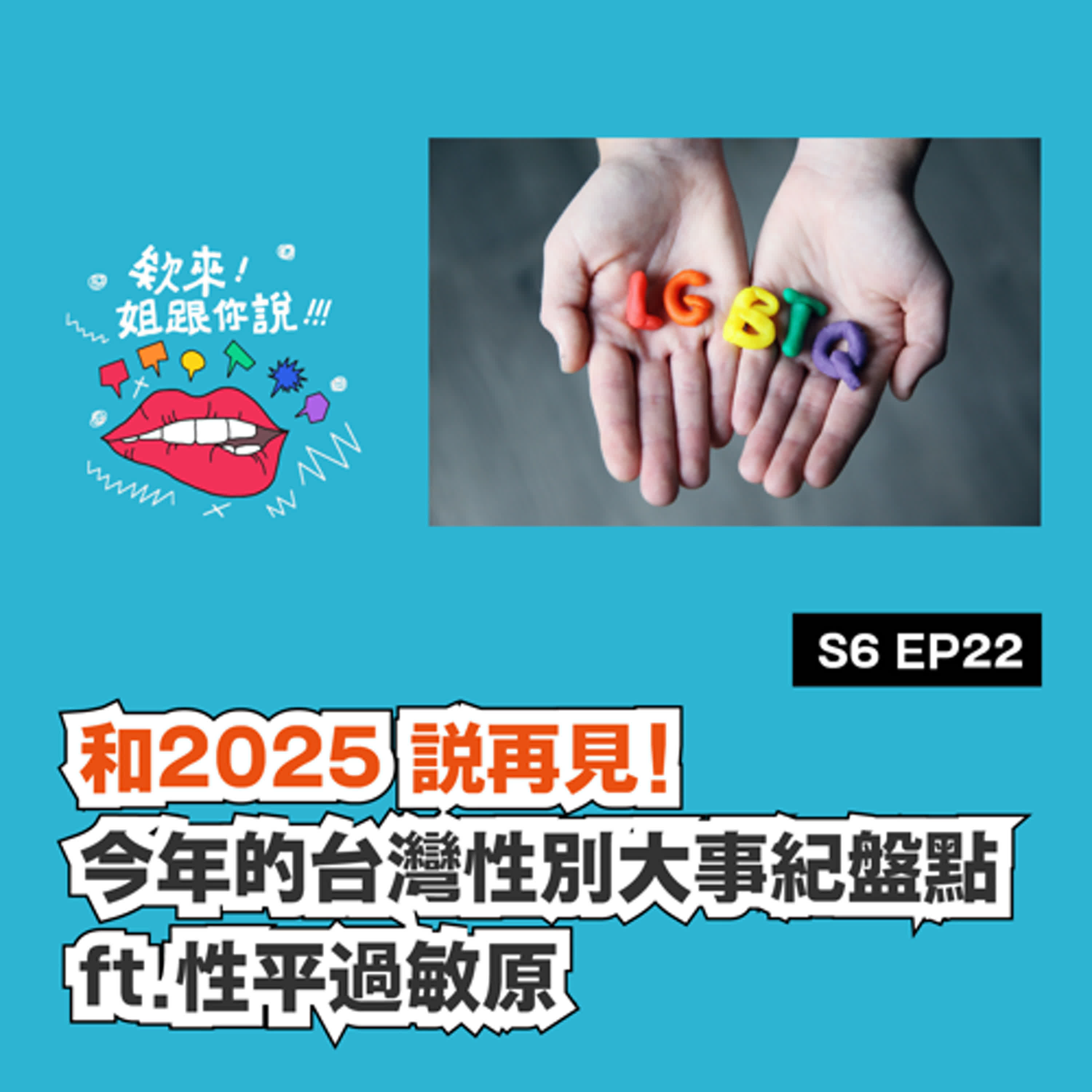 S6 ep22 2025 說再見！今年的台灣性別大事紀盤點 ft.性平過敏原 episode artwork