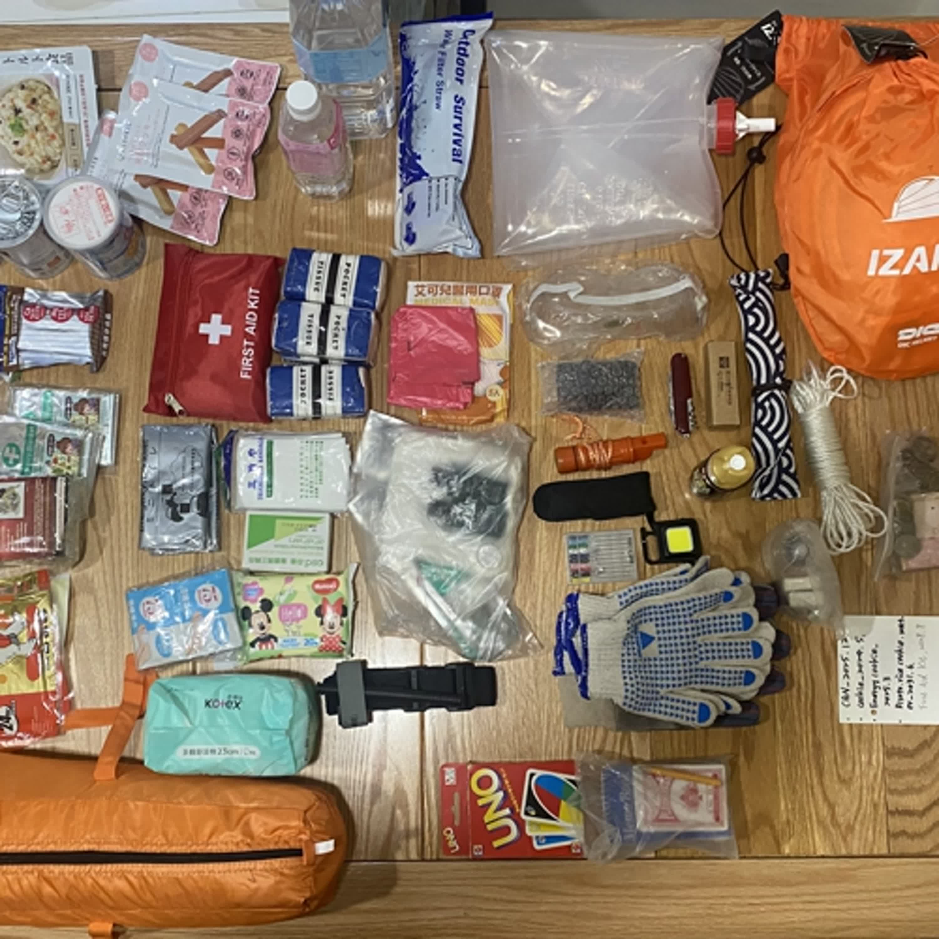 #162 剛環島旅行回來，用QA水一集。緊急避難包篇/消防生活，生活消防