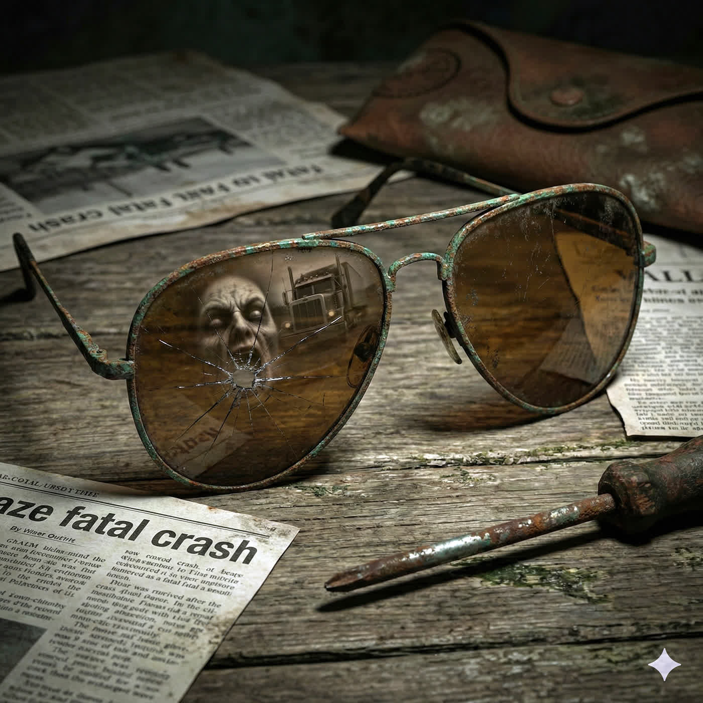 早知道就不買下這樣不祥的東西!怪談故事-鏡片上的我 早知道就不買下這樣不祥的東西!怪談故事-鏡片上的我