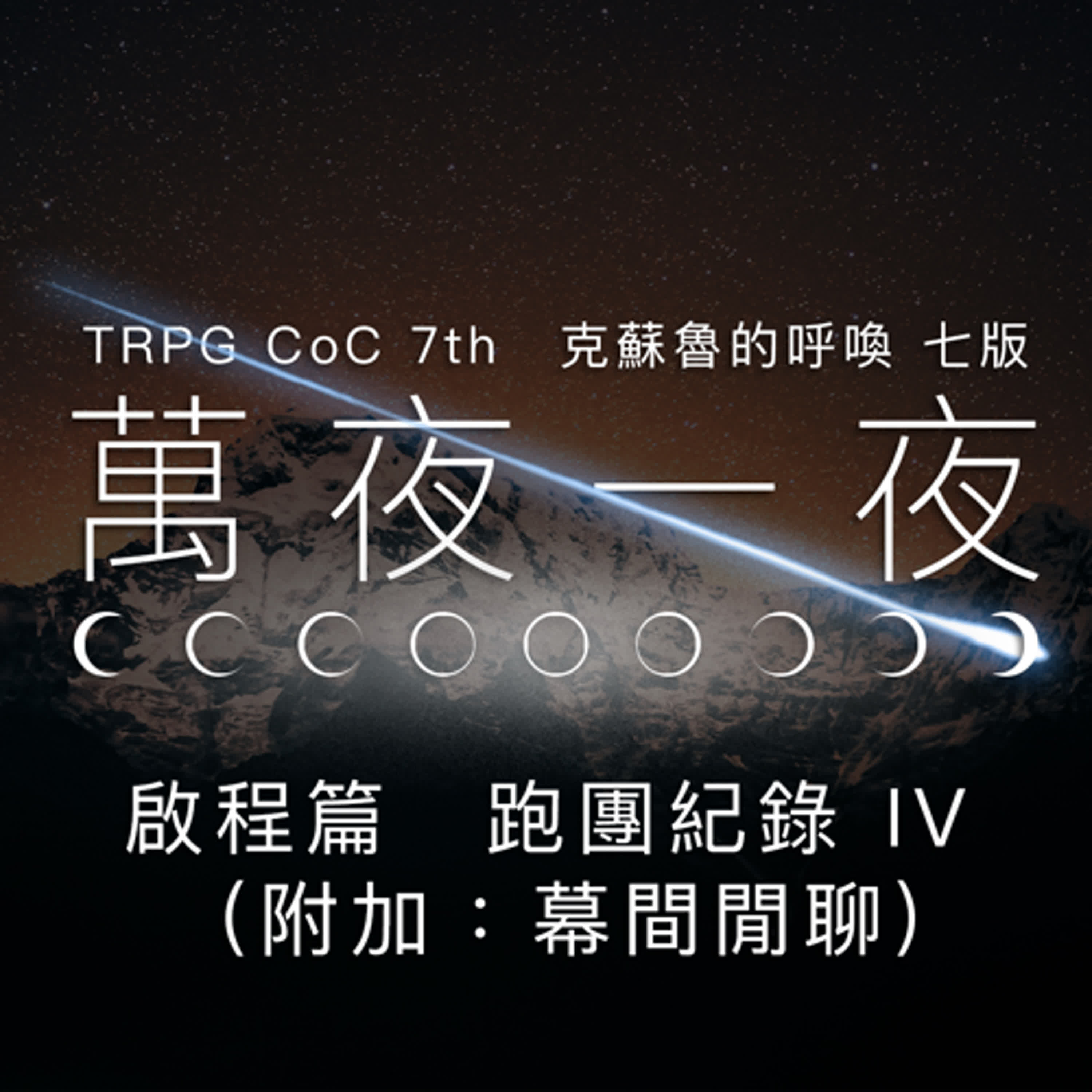 TRPG 中文跑團 #08｜萬夜一夜 啟程篇 - 跑團紀錄 Part 4 & 幕間閒談 #CoC 克蘇魯的呼喚