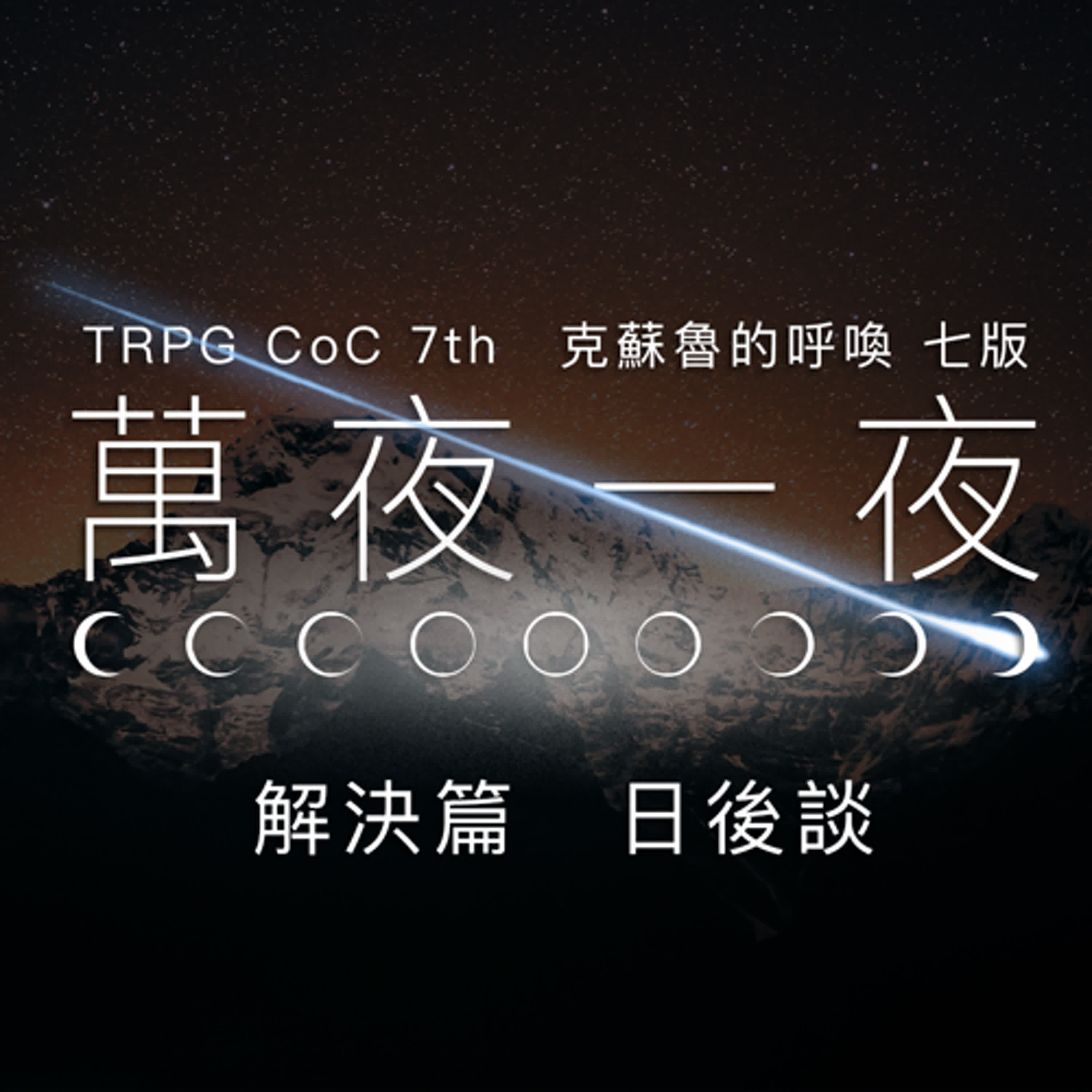 TRPG 中文跑團 #12|萬夜一夜 解決篇 - 跑團紀錄 Part 3 (日後談) #CoC 克蘇魯的呼喚 episode artwork