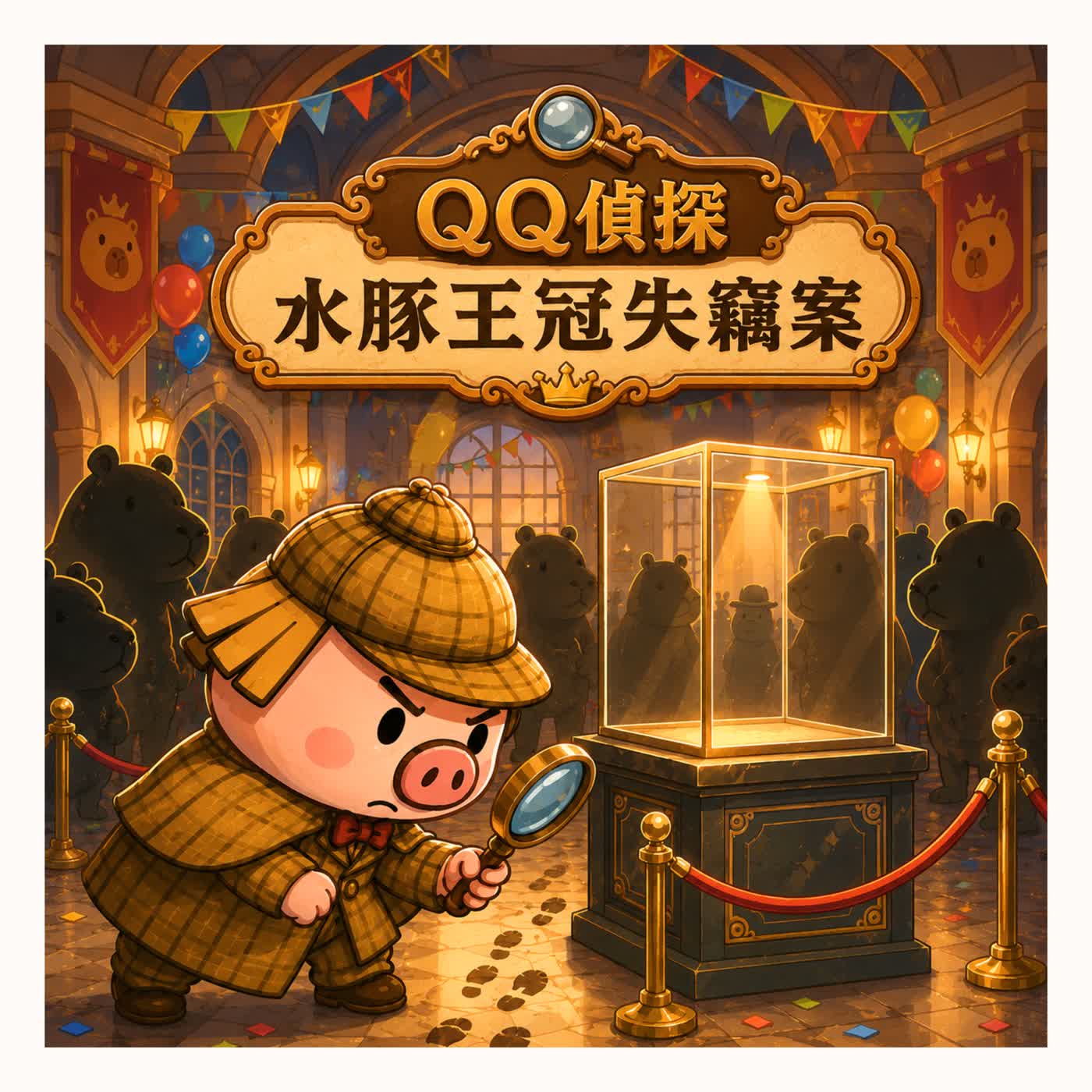 【QQ偵探 S2】EP02|水豚王冠失竊案