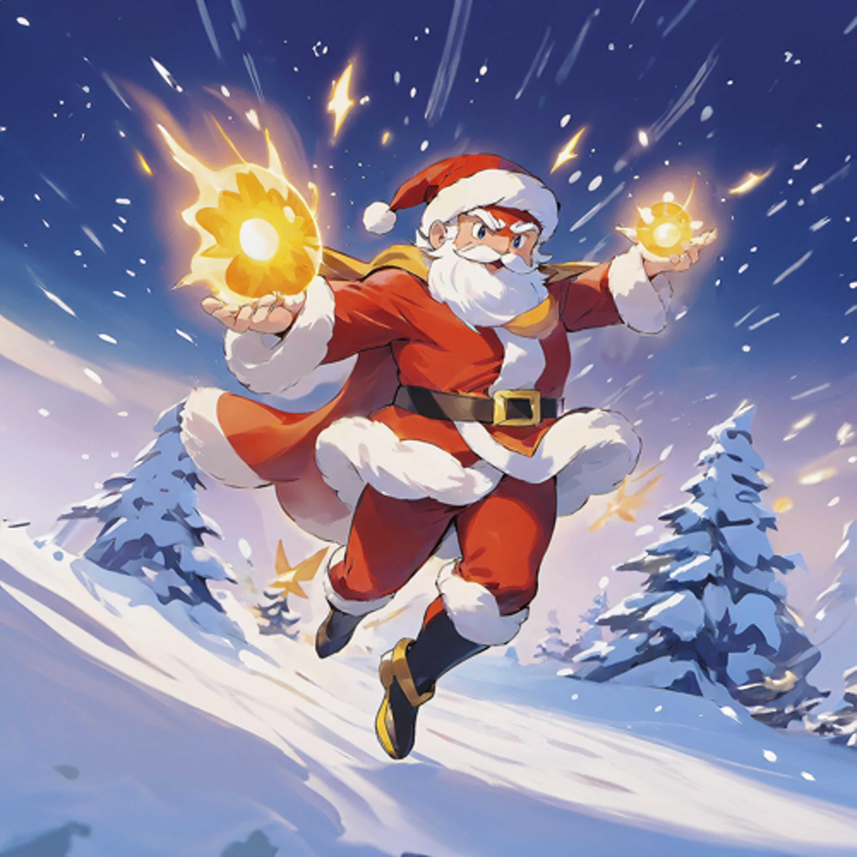 超級英雄：聖誕老公公 & QQ俠⚡🎅🏻⚡