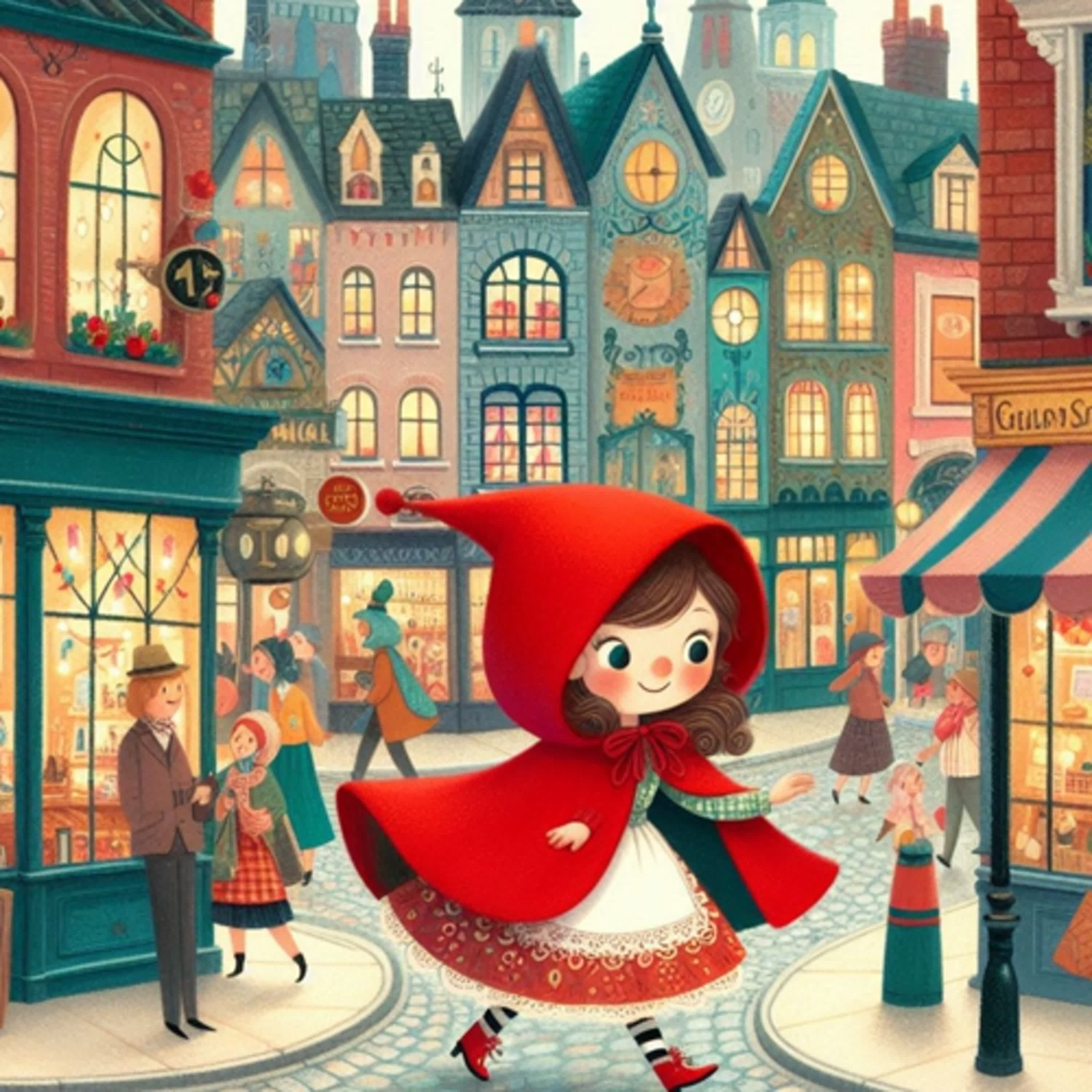 【親子繪本】城市裡的小紅帽？！