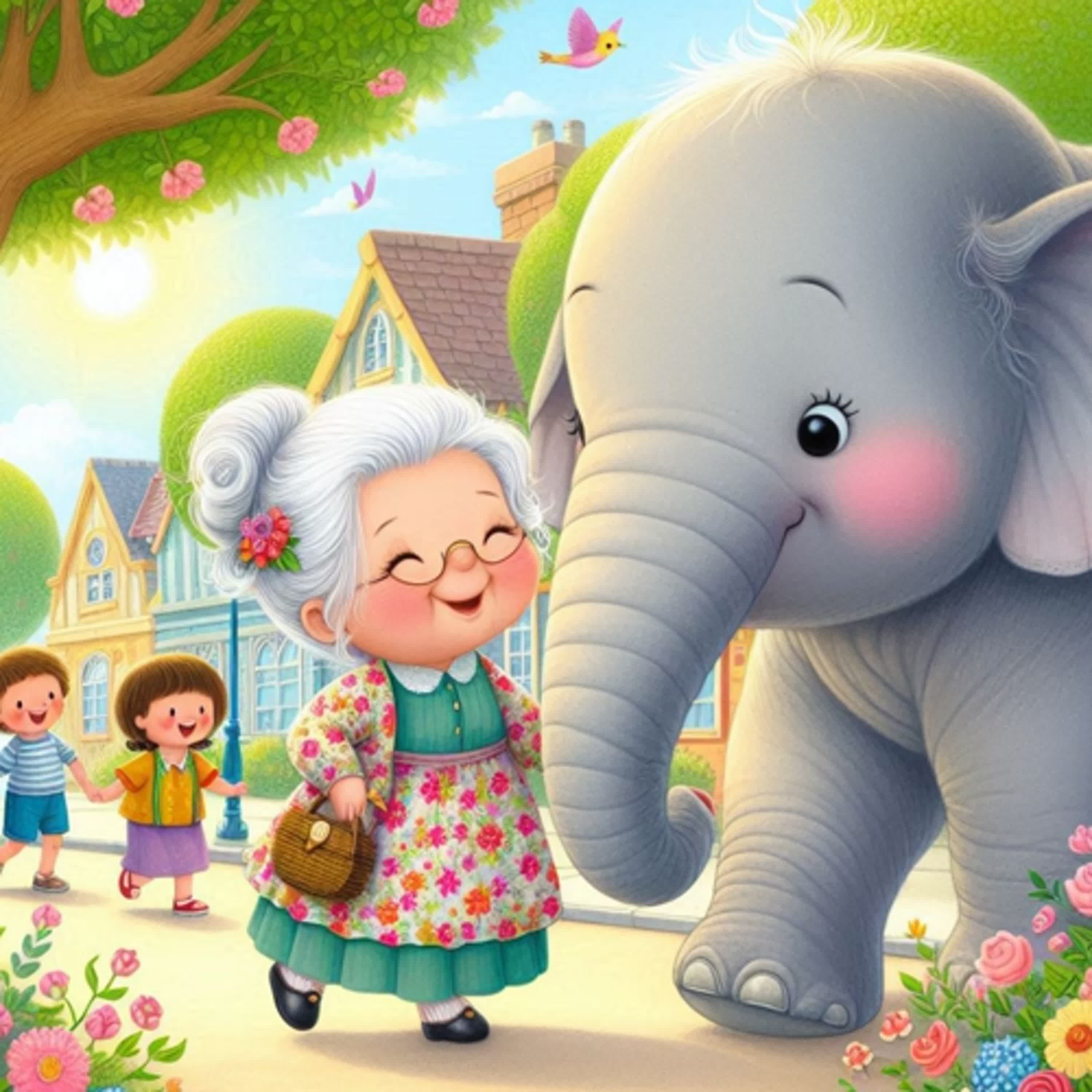 【親子繪本】畢奶奶和她的大象