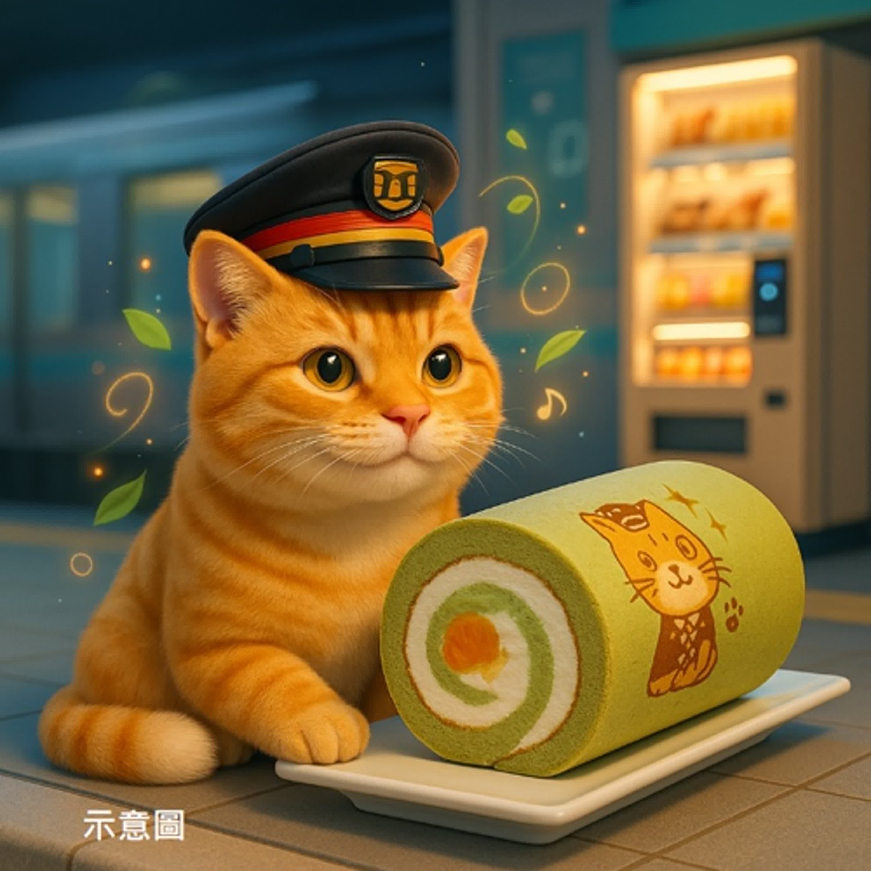 EP825  被貓融化的那一口！高捷蜜柑站長和亞尼克生乳捲相遇的戀愛感~