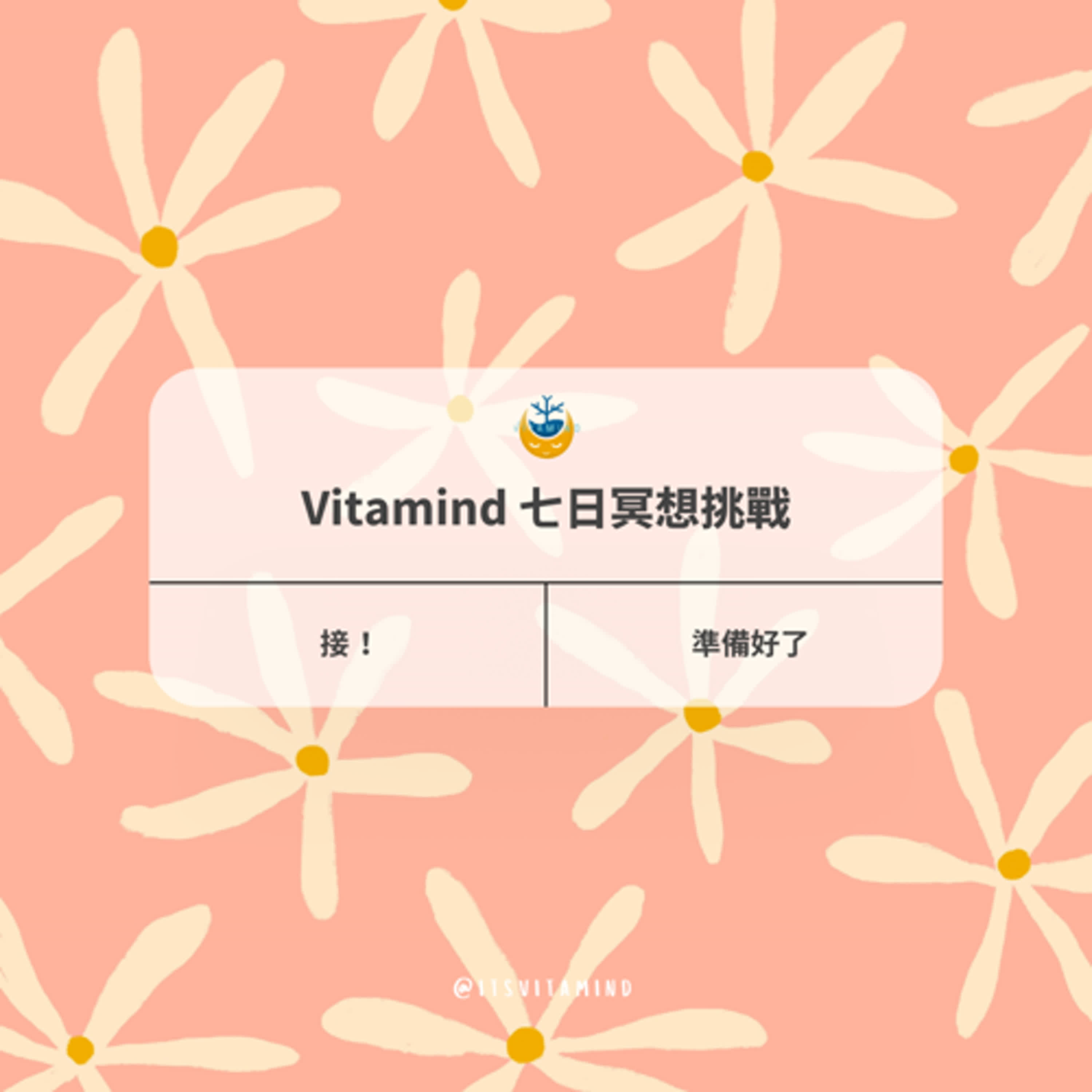 【Vitamind 七日冥想挑戰】Day 4 找回平靜