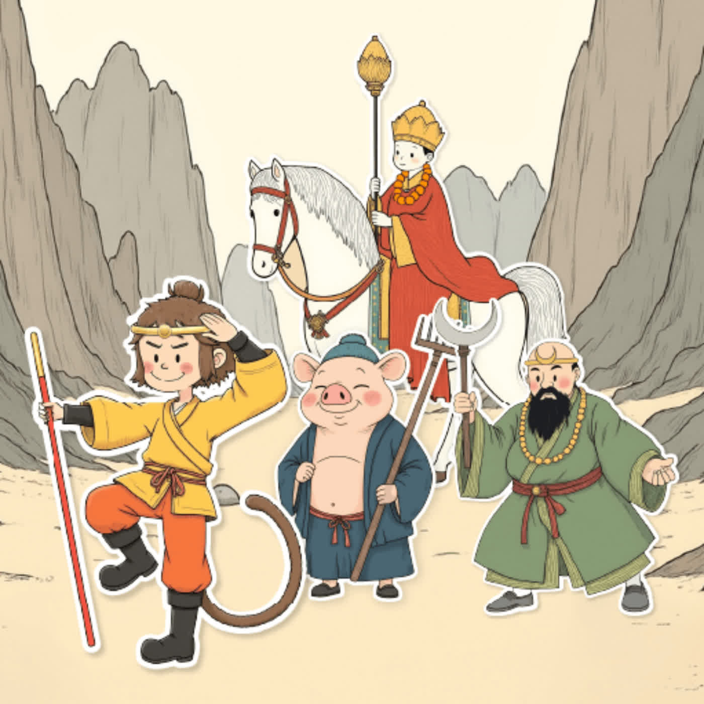 【媽爹講西遊】收服白龍馬