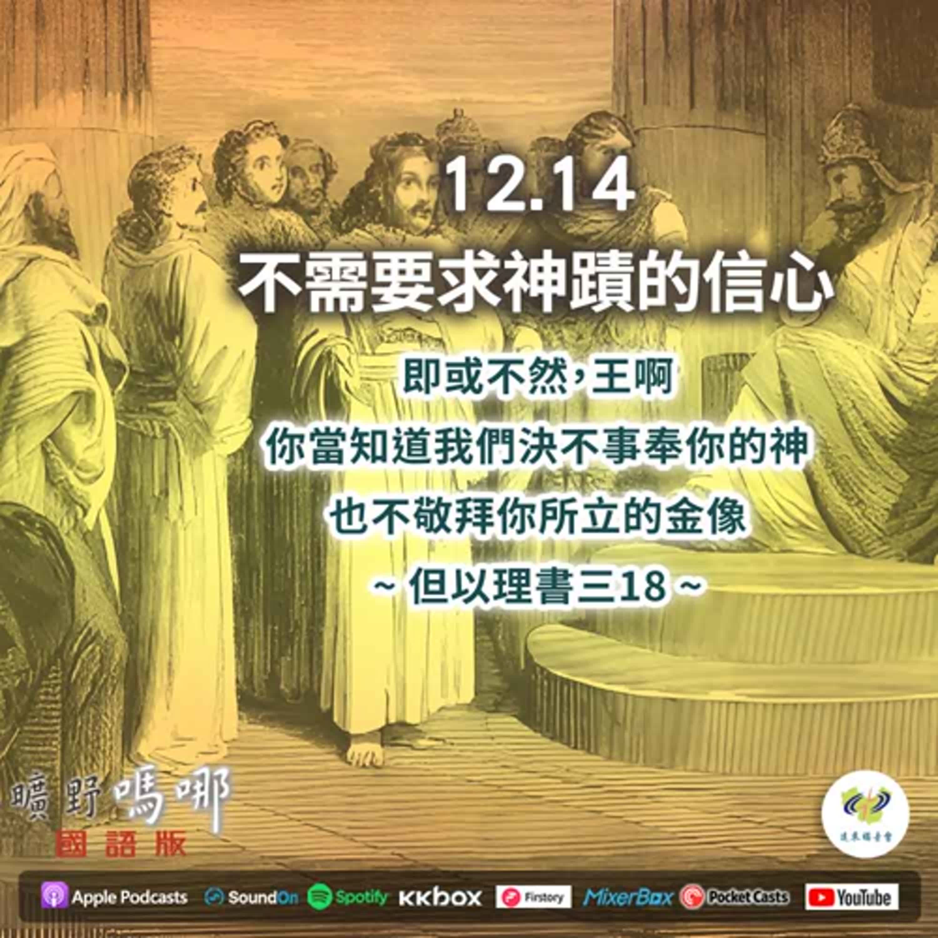 曠野嗎哪-不需要求神蹟的信心 episode artwork