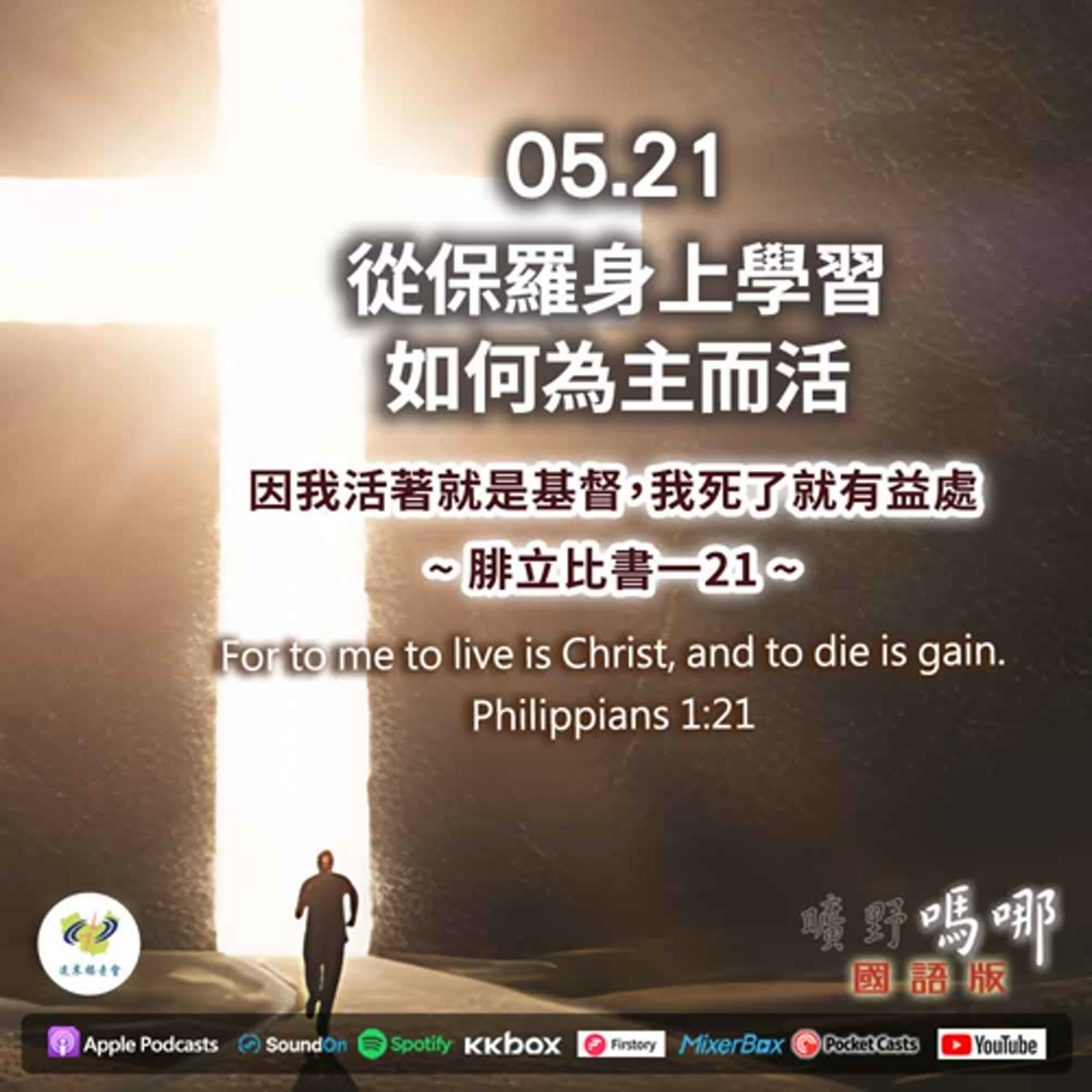 曠野嗎哪-從保羅身上學習如何為主而活 episode artwork