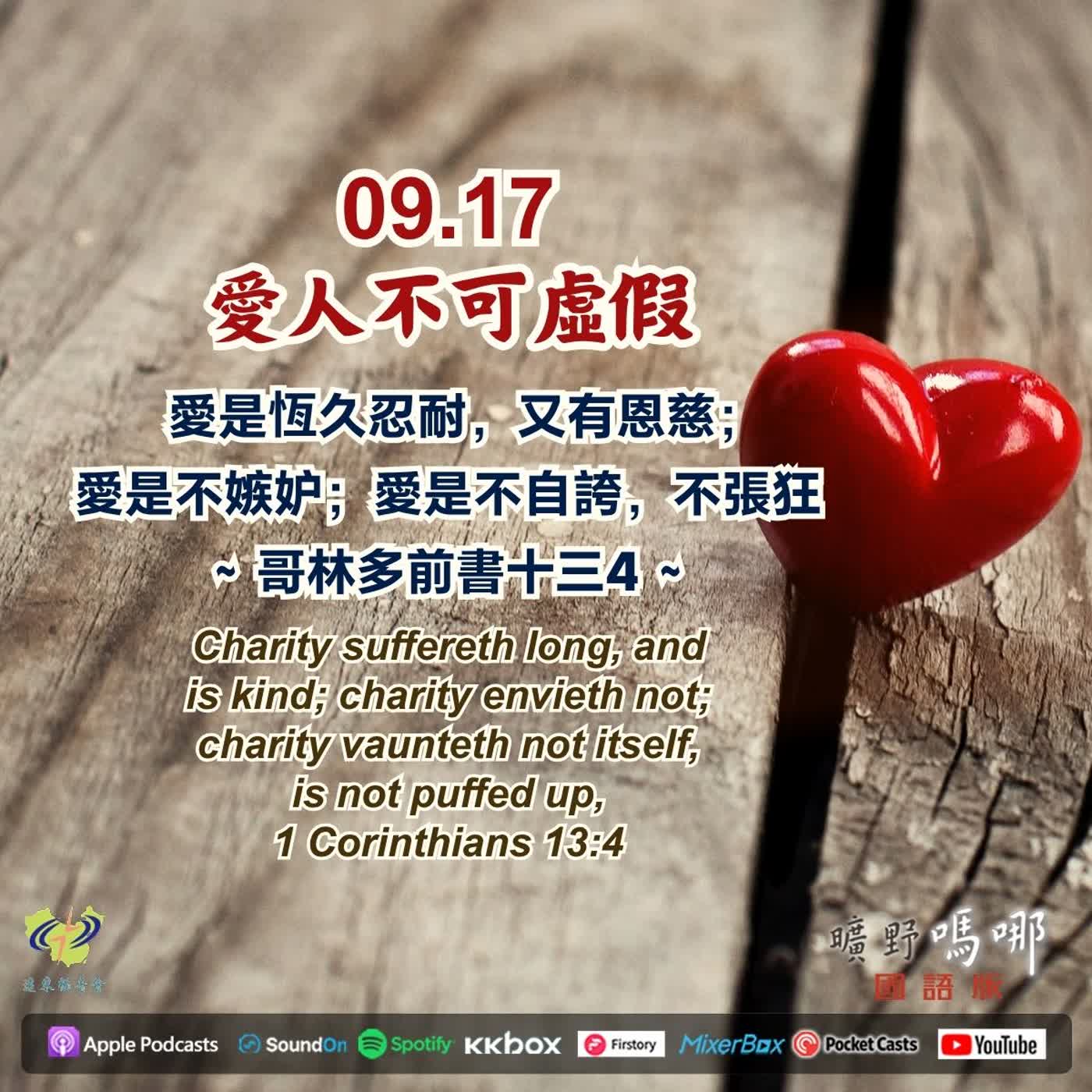 愛人不可虛假