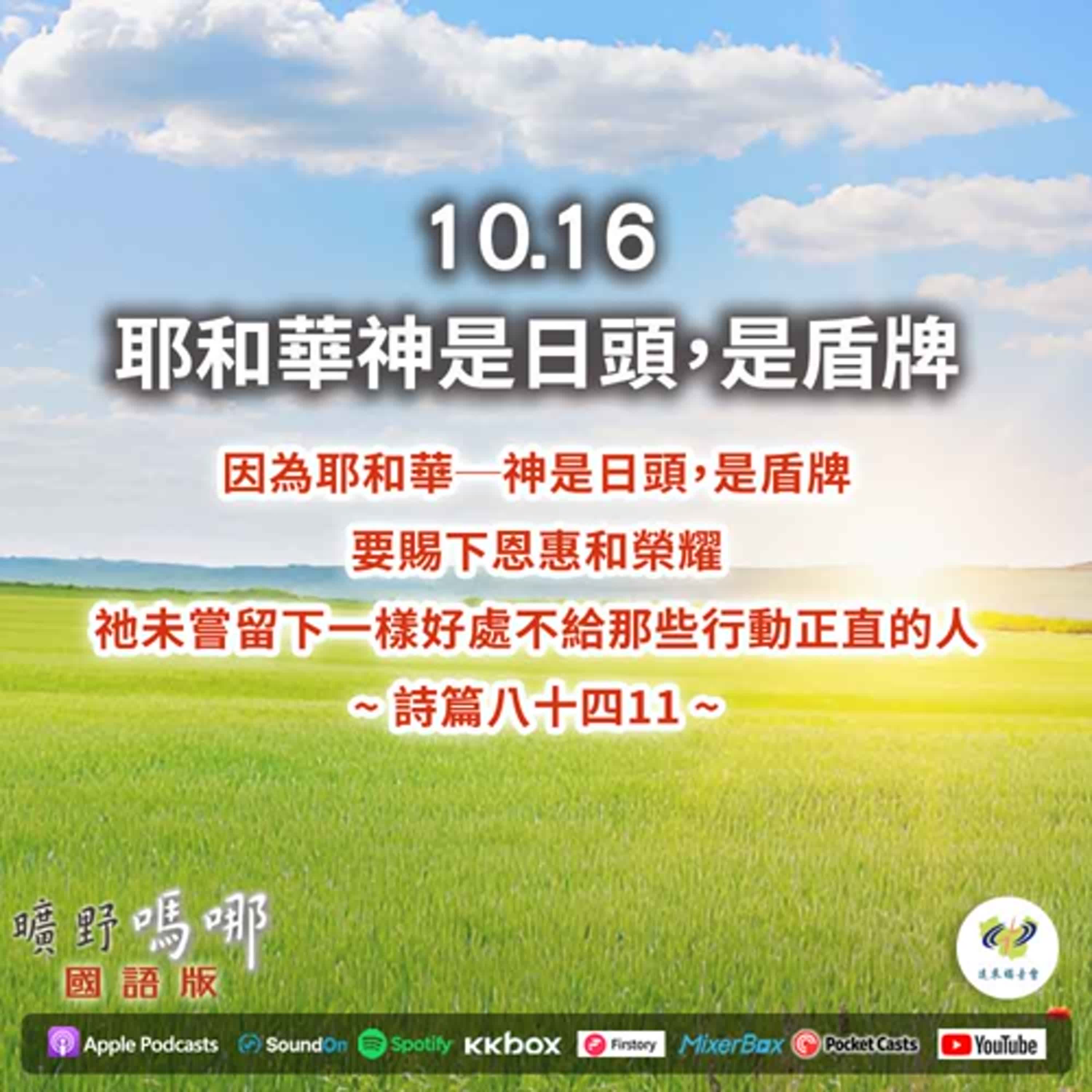 曠野嗎哪-耶和華神是日頭，是盾牌 episode artwork