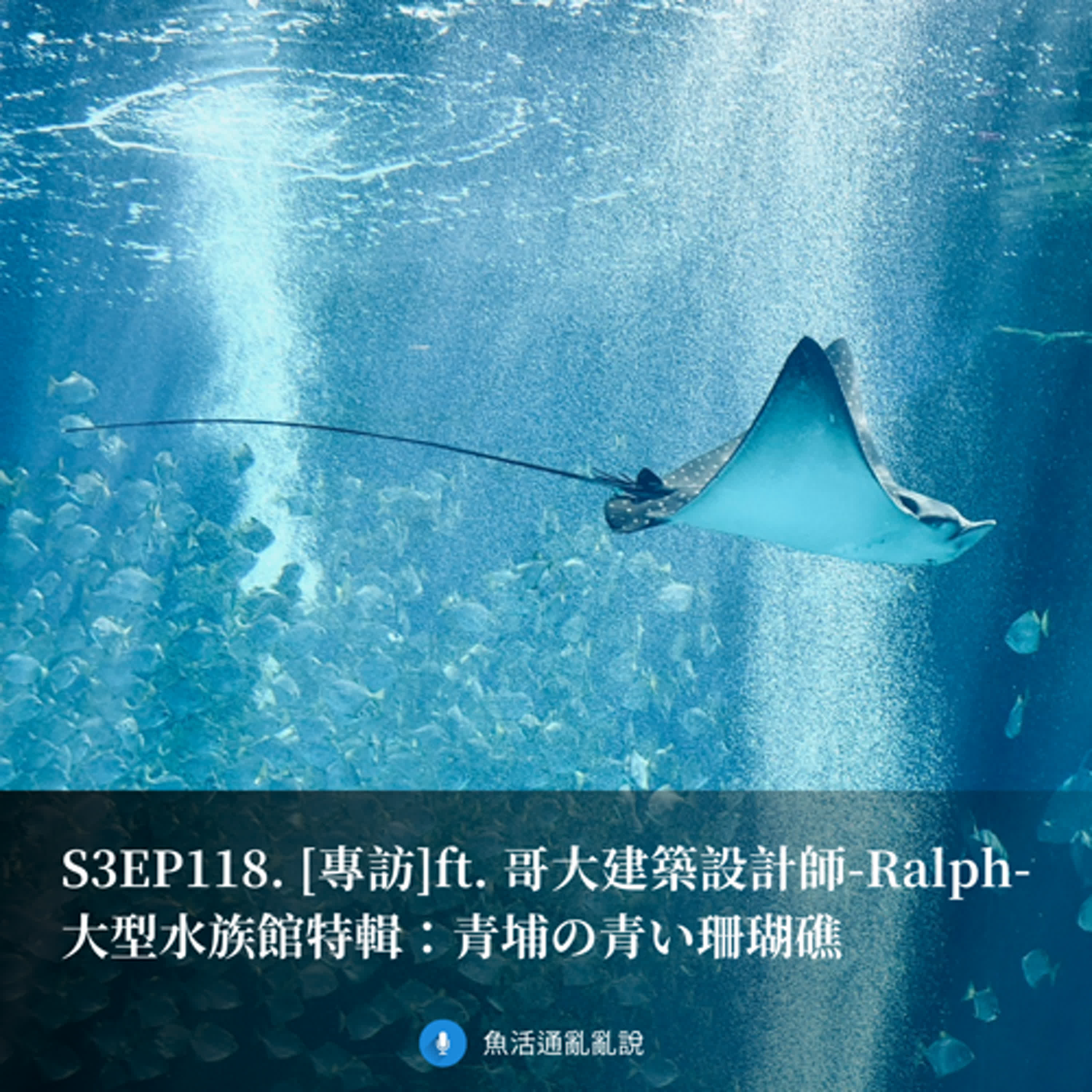 S3EP118. [專訪]ft. 哥大建築設計師-Ralph- 大型水族館特輯：青埔の青い珊瑚礁