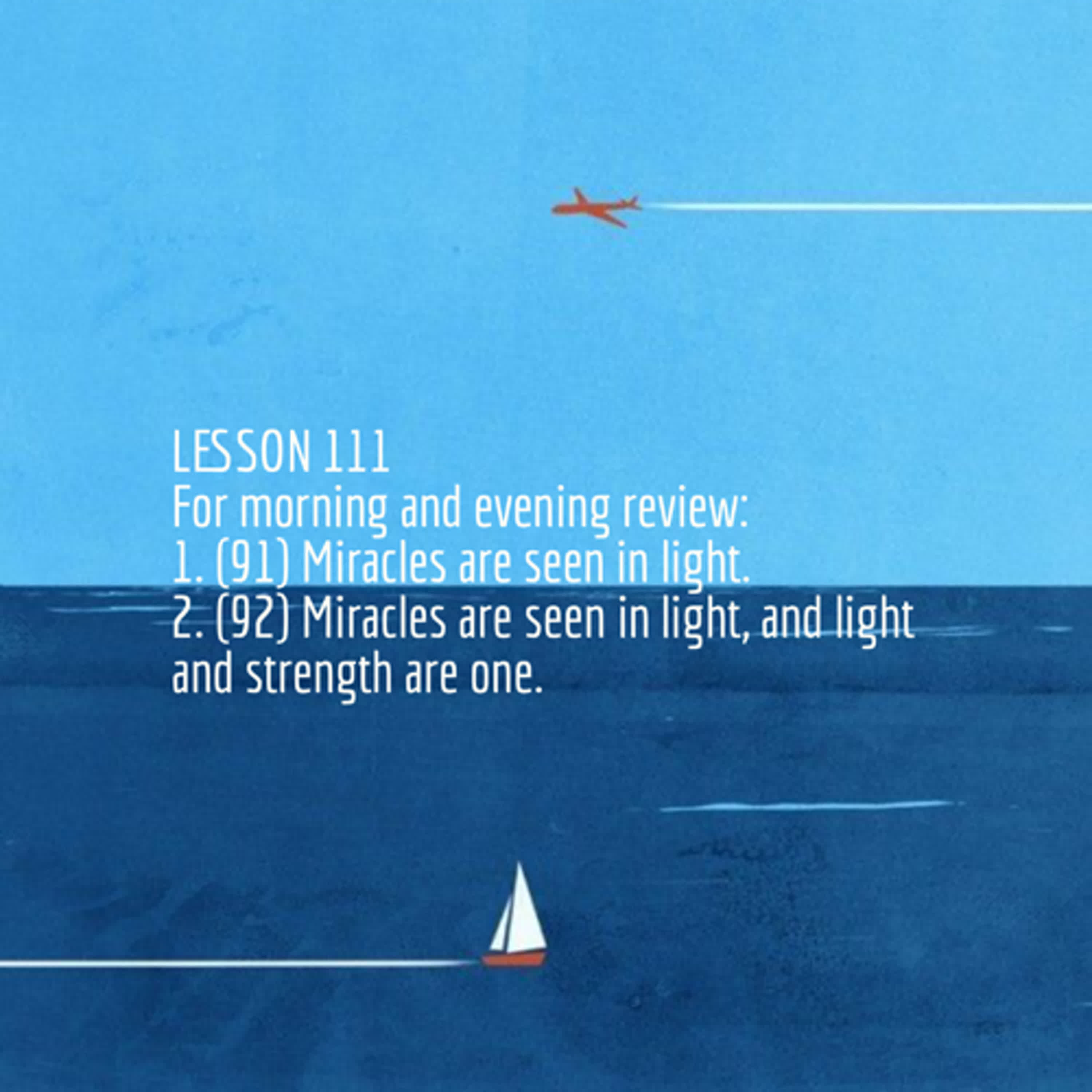 ACIM#111 For morning and evening review: 91,92 episode artwork