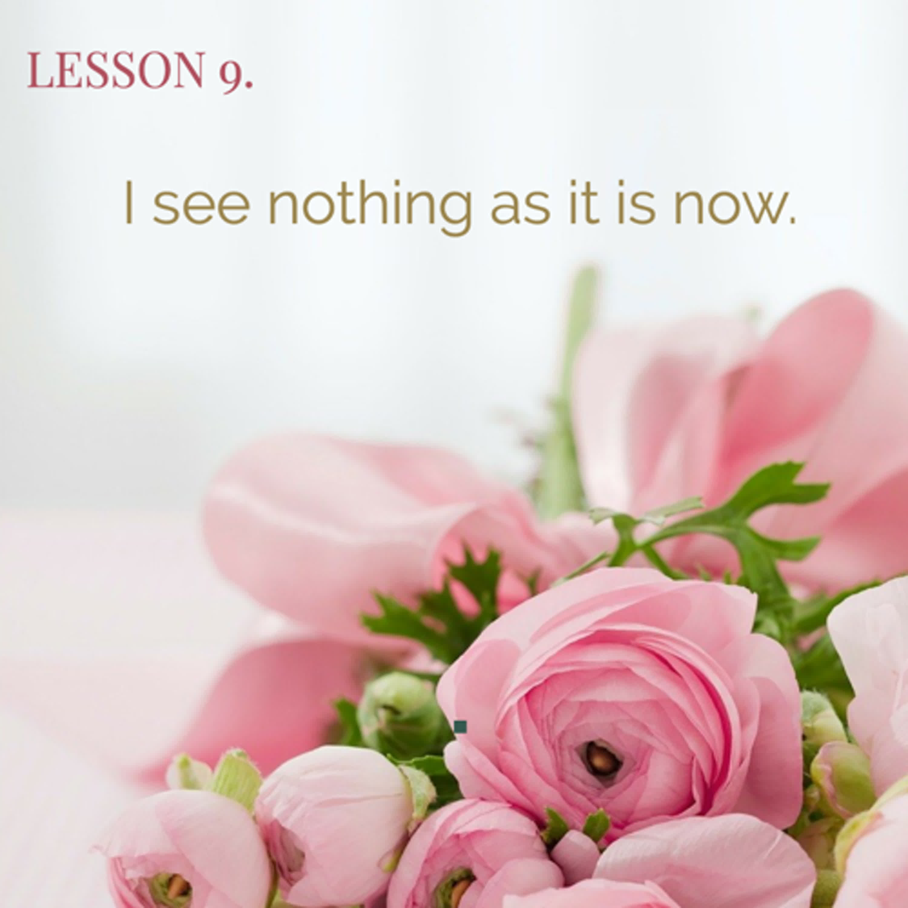 ACIM#9 I see nothing as it is now  episode artwork