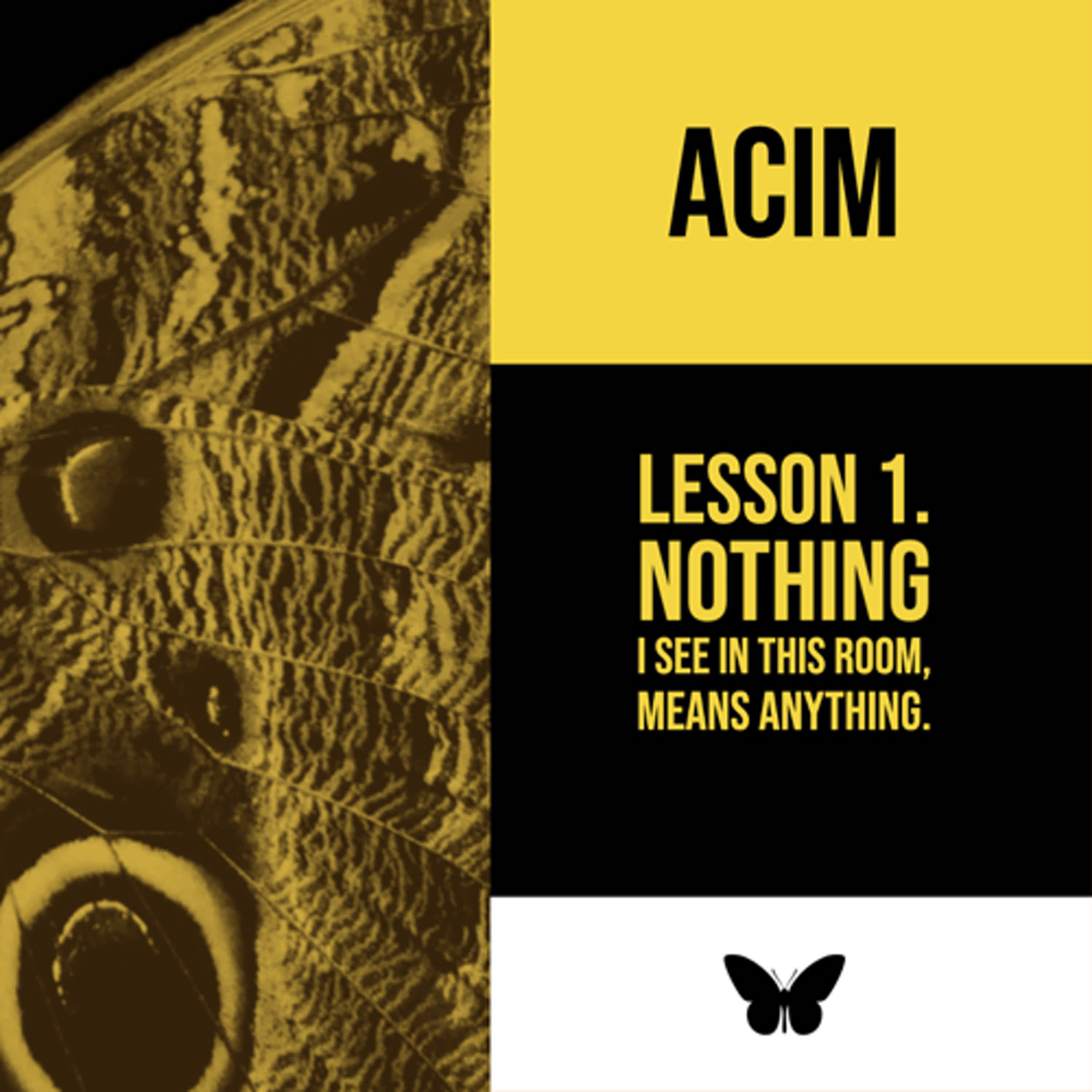 ACIM＃1 Nothing I see in this room [on this street, from this window, in this place] means anything episode artwork