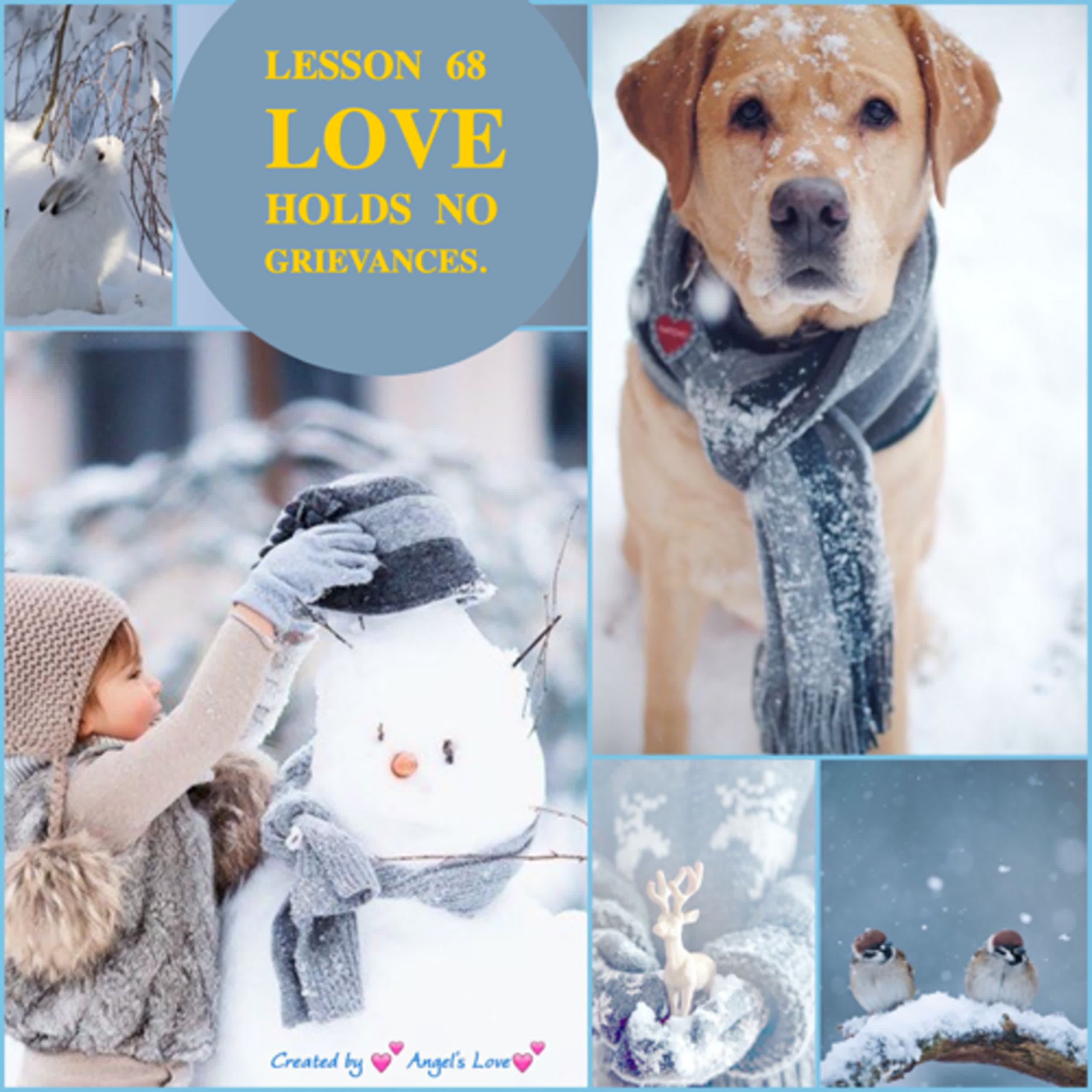 ACIM#68 Love holds no grievances episode artwork