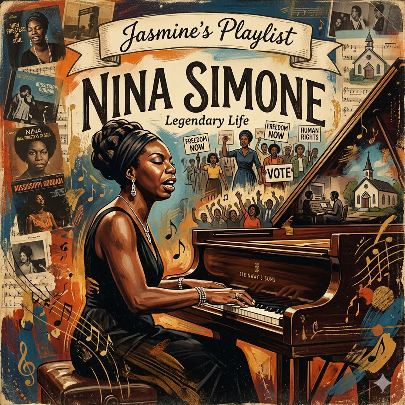 EP300:Jasmine的主題歌單-爵士女伶Nina Simone episode artwork