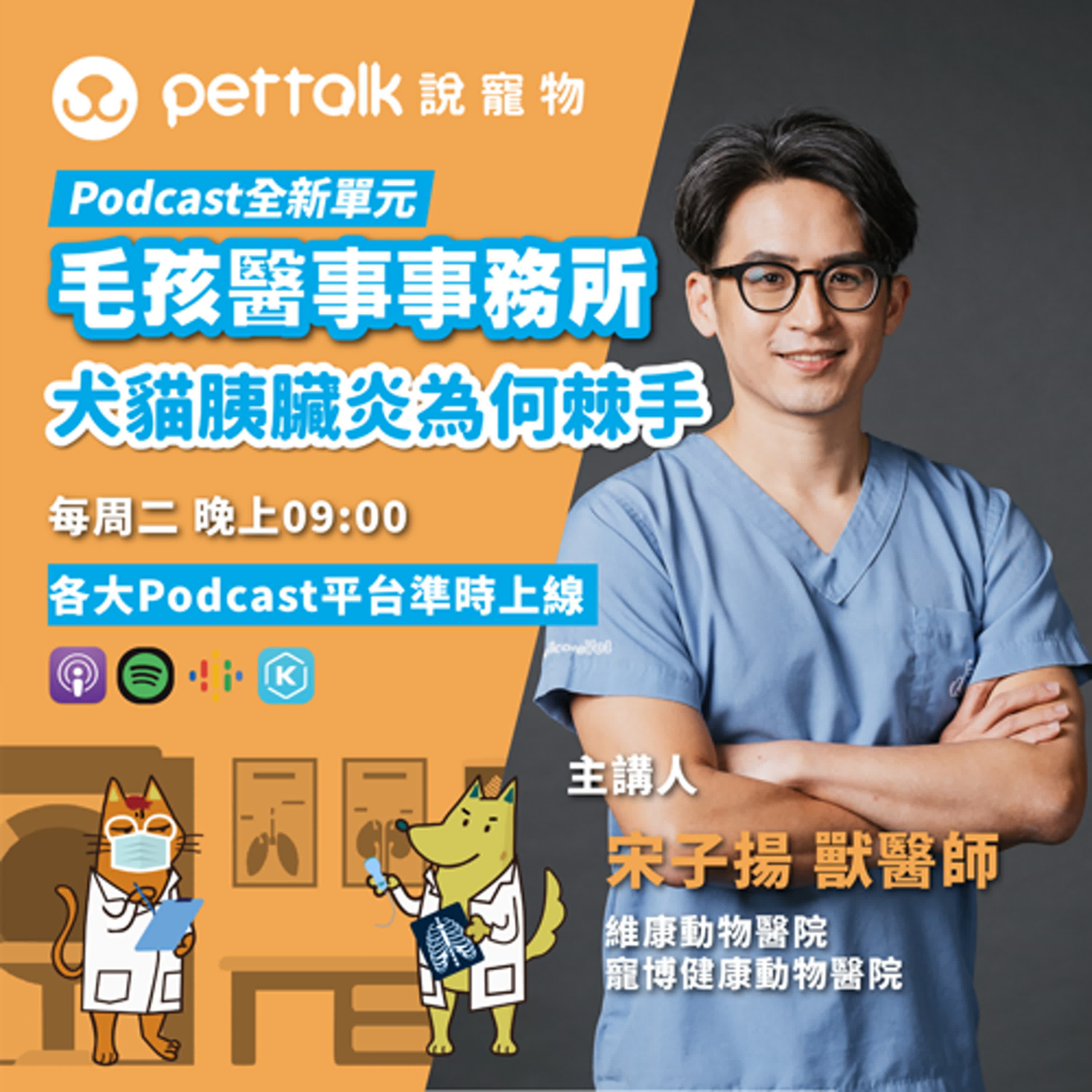 EP262｜《毛孩醫事事務所》過年過節最常見的急診狀況：小心棘手的胰臟炎找上門！ feat. 宋子揚 獸醫師