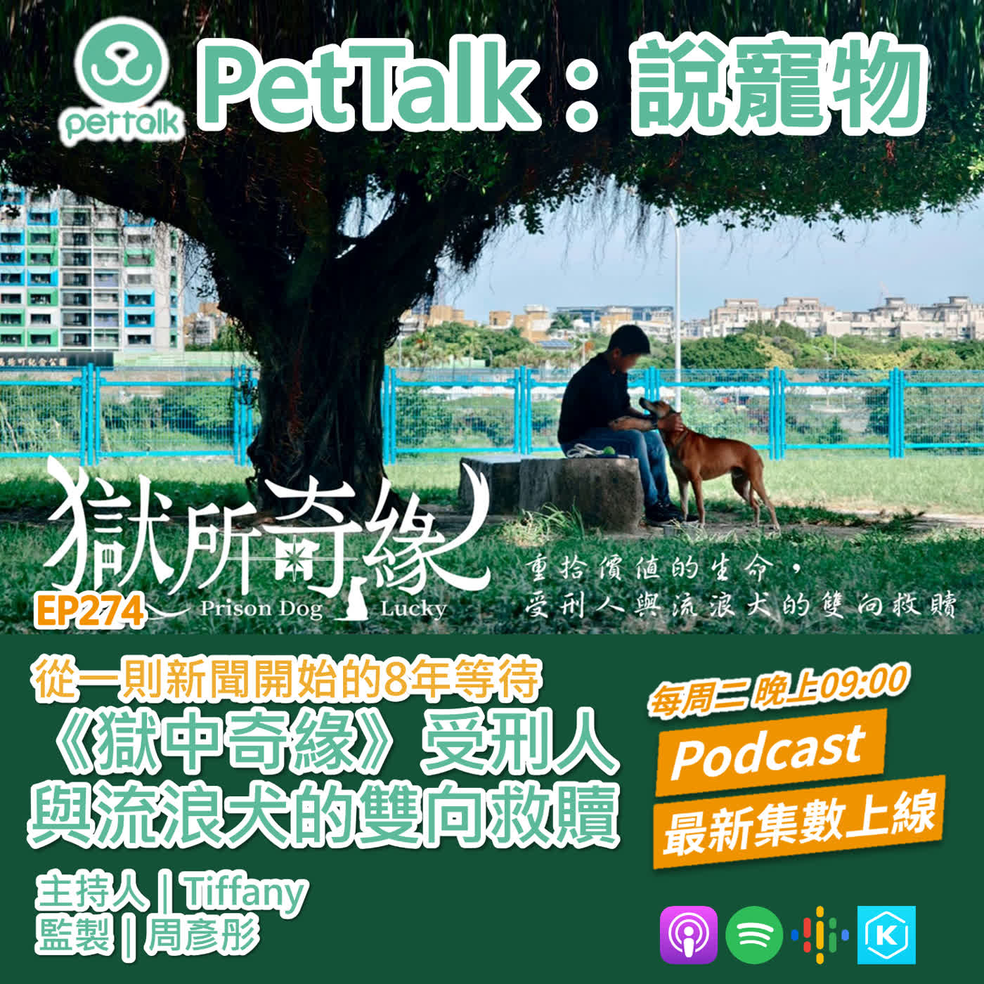 EP274|從一則新聞開始的8年等待,電影《獄中奇緣》受刑人與流浪犬的雙向救贖 feat. 監製 周彥彤 EP274|從一則新聞開始的8年等待,電影《獄中奇緣》受刑人與流浪犬的雙向救贖 feat. 監製 周彥彤