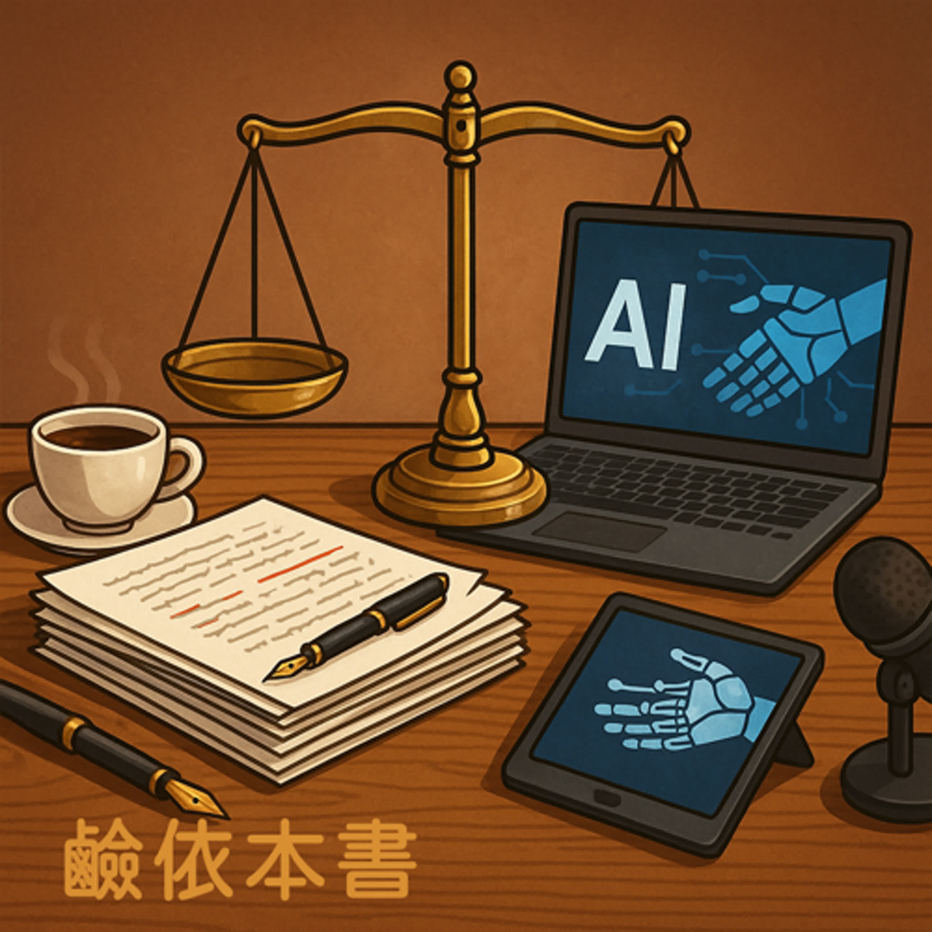 AI 寫文章的爭議【鹼依本書】S15E17｜Podcast眾議院 episode artwork