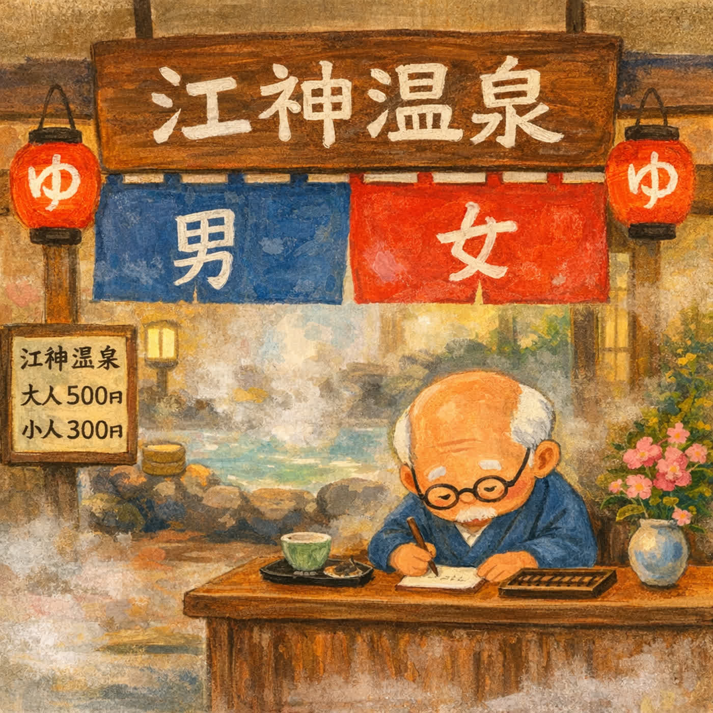 原創故事#139 江神的溫泉