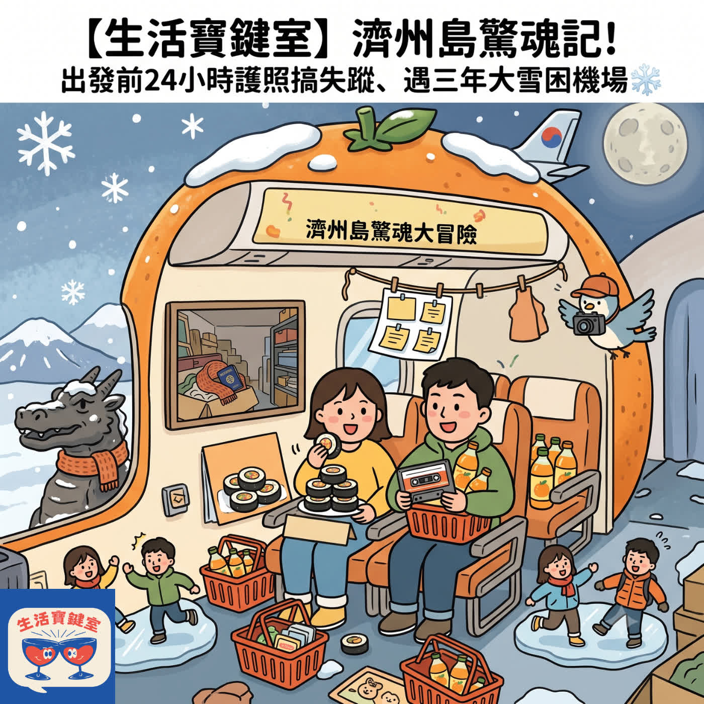 #267.【寶鍵散步】濟州島驚魂記!出發前24小時護照搞失蹤、遇三年大雪困機場 ❄️ episode artwork