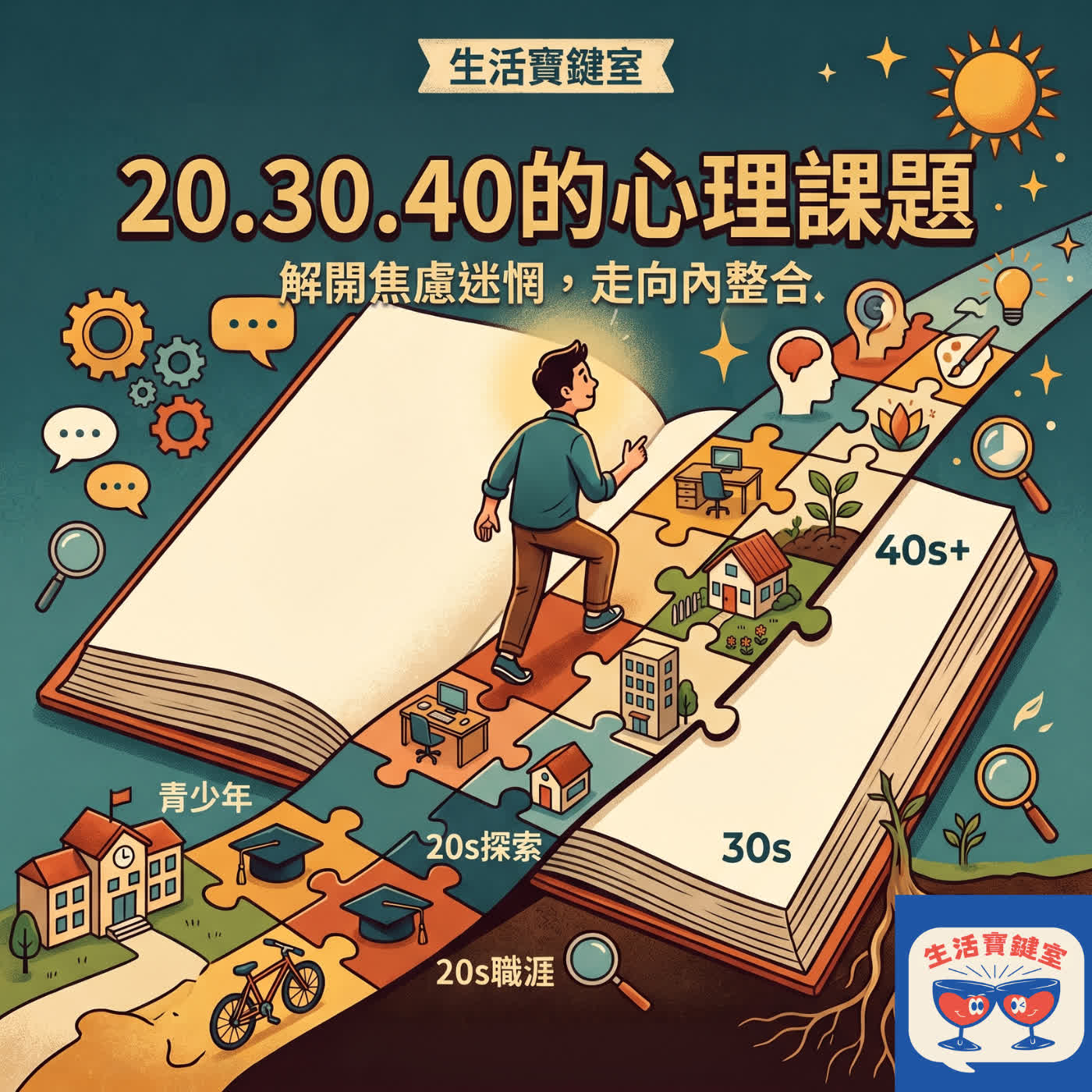 #265. 卸下人格面具與接納陰影:40歲的不惑,其實來自20歲的跌跌撞撞 episode artwork