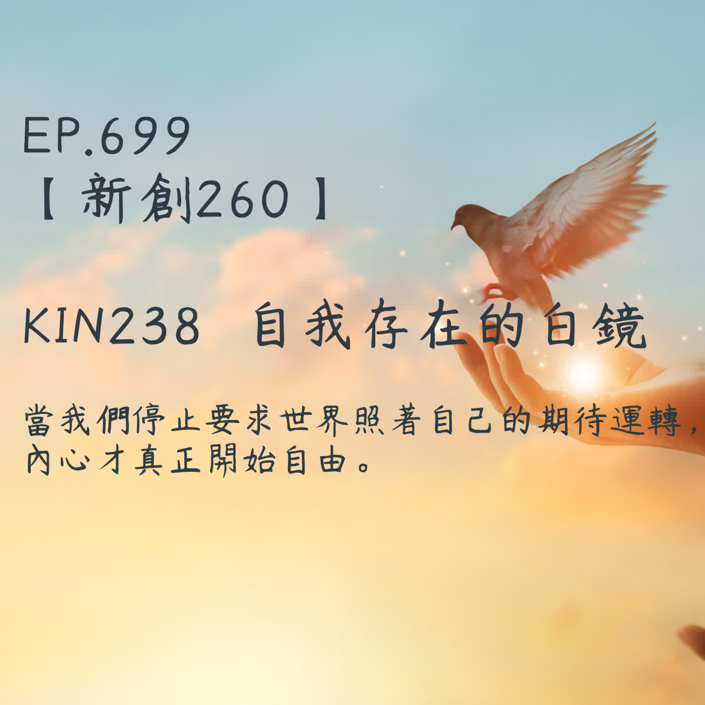 馬雅星球之旅｜EP699－【新創260】-KIN238自我存在的白鏡-當我們停止要求世界照著自己的期待運轉， 內心才真正開始自由。 episode artwork