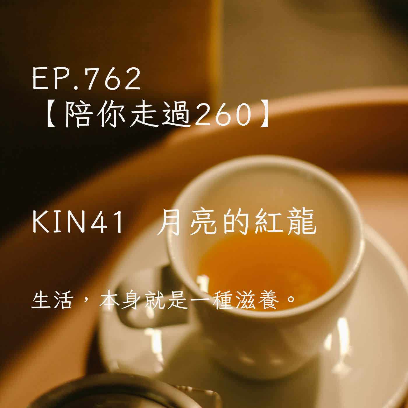 馬雅星球之旅｜EP762－【陪你走過260】｜KIN 41 月亮的紅龍｜生活，本身就是一種滋養。 episode artwork