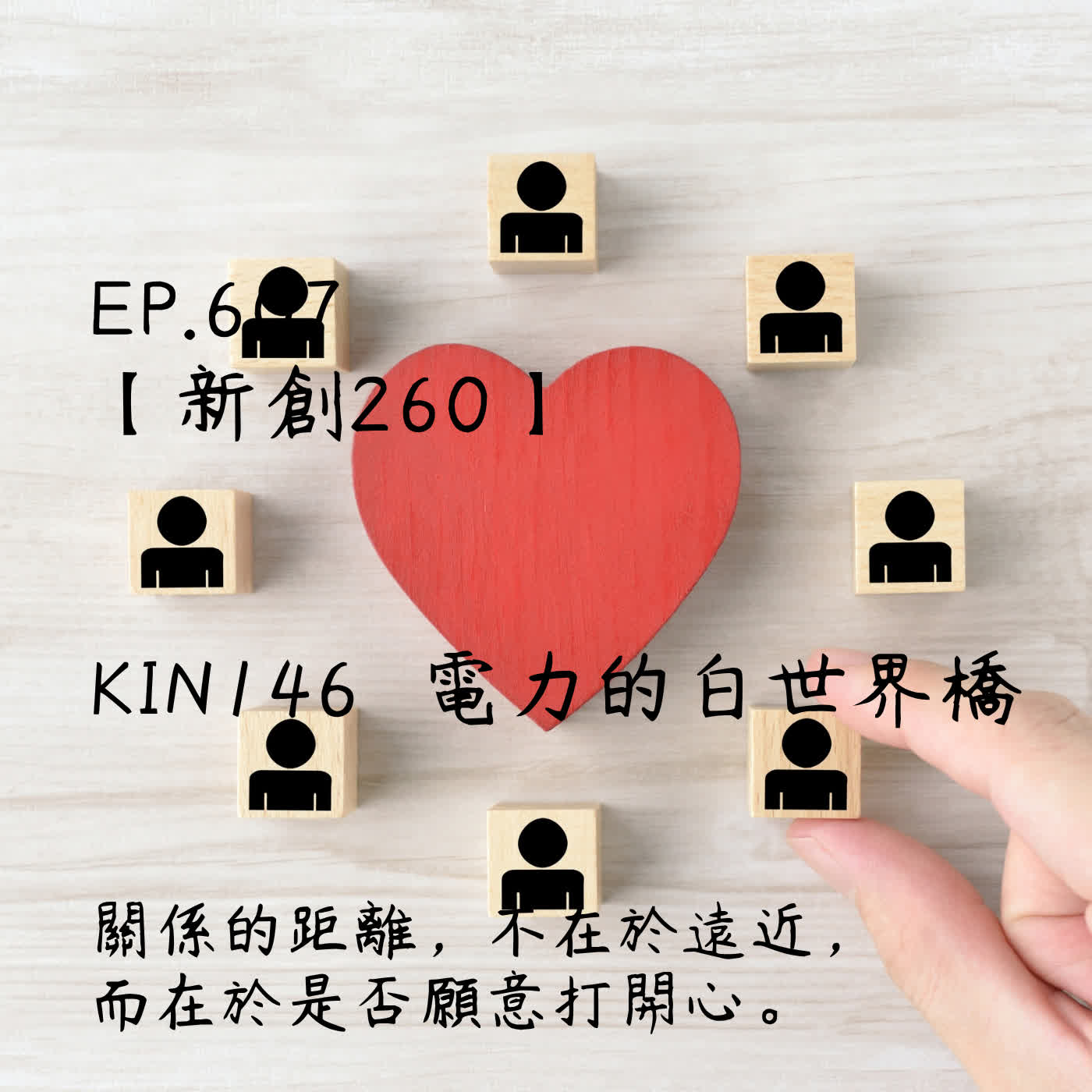 馬雅星球之旅｜EP607－【新創260】-KIN146電力的白世界橋-關係的距離，不在於遠近，而在於是否願意打開心。 episode artwork