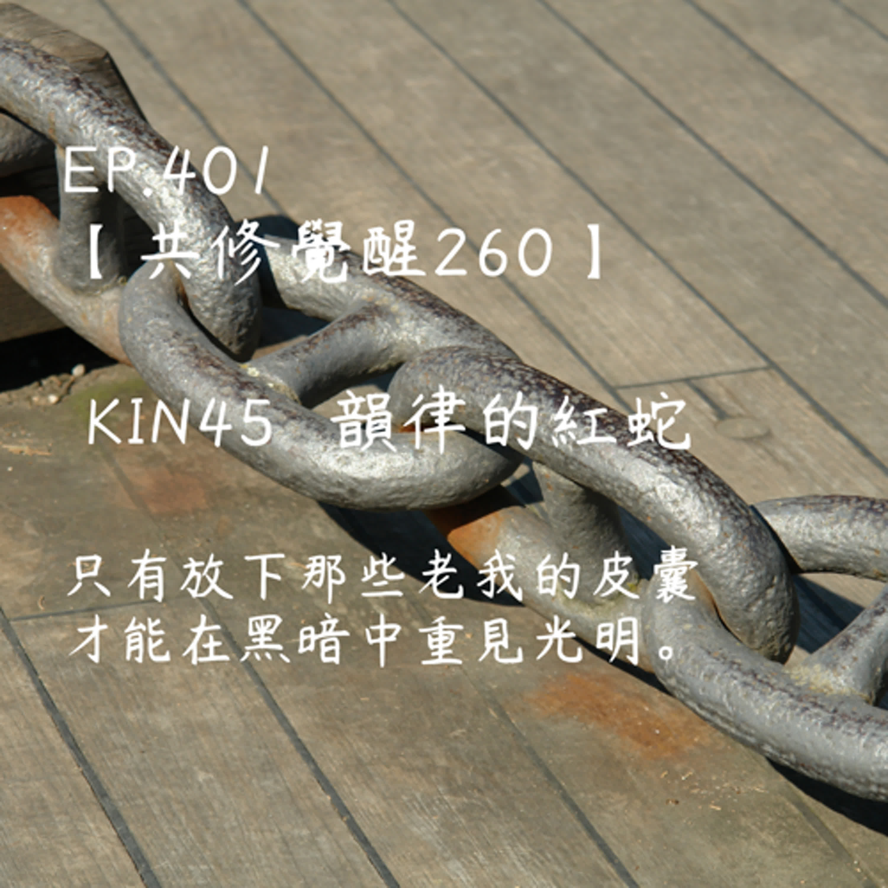 馬雅星球之旅｜EP401－【共修覺醒260】-KIN45韻律的紅蛇-只有放下那些老我的皮囊，才能在黑暗中重見光明。 episode artwork