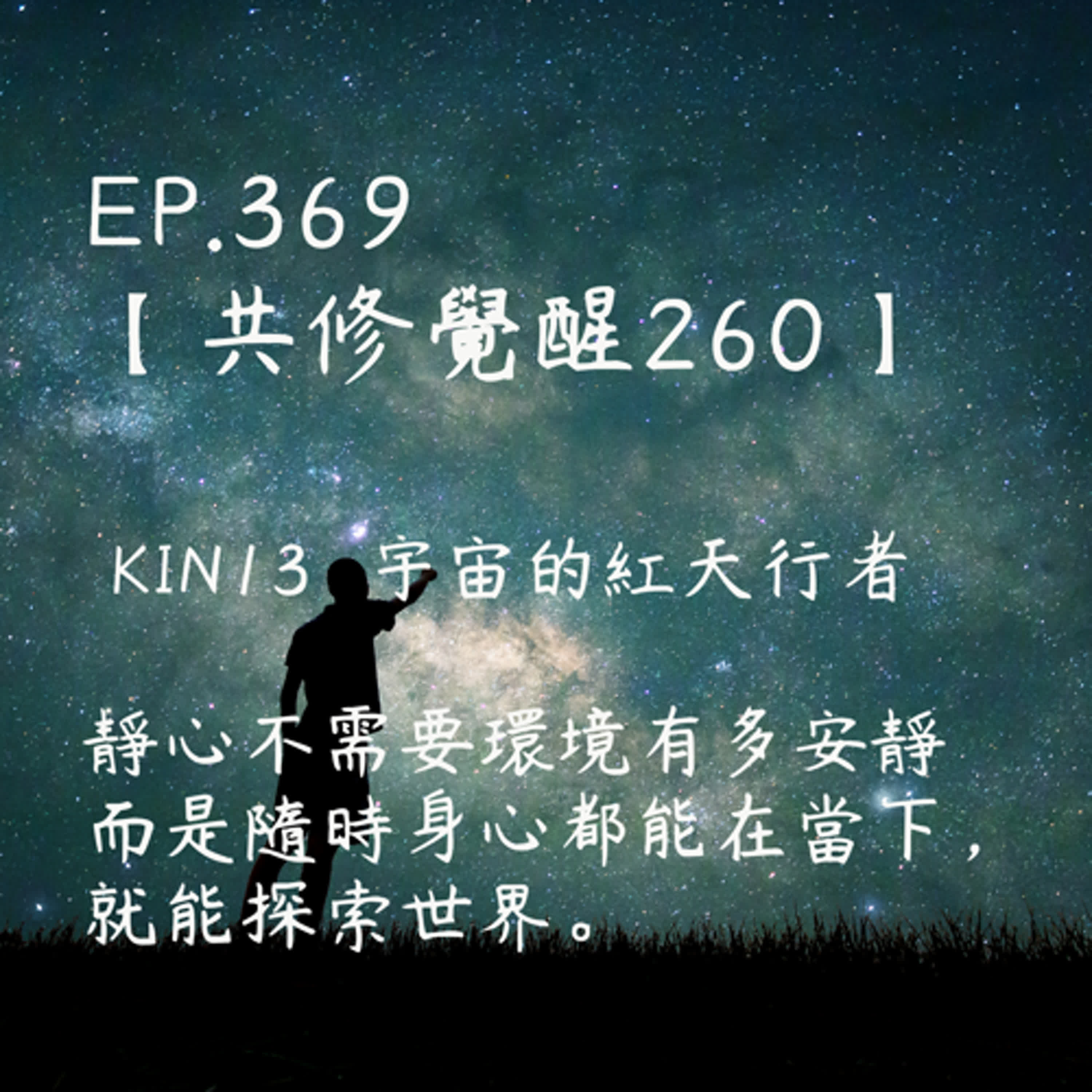 馬雅星球之旅｜EP369－【共修覺醒260】-KIN13宇宙的紅天行者-靜心不需要環境有多安靜 而是隨時身心都能在當下，就能探索世界。 episode artwork