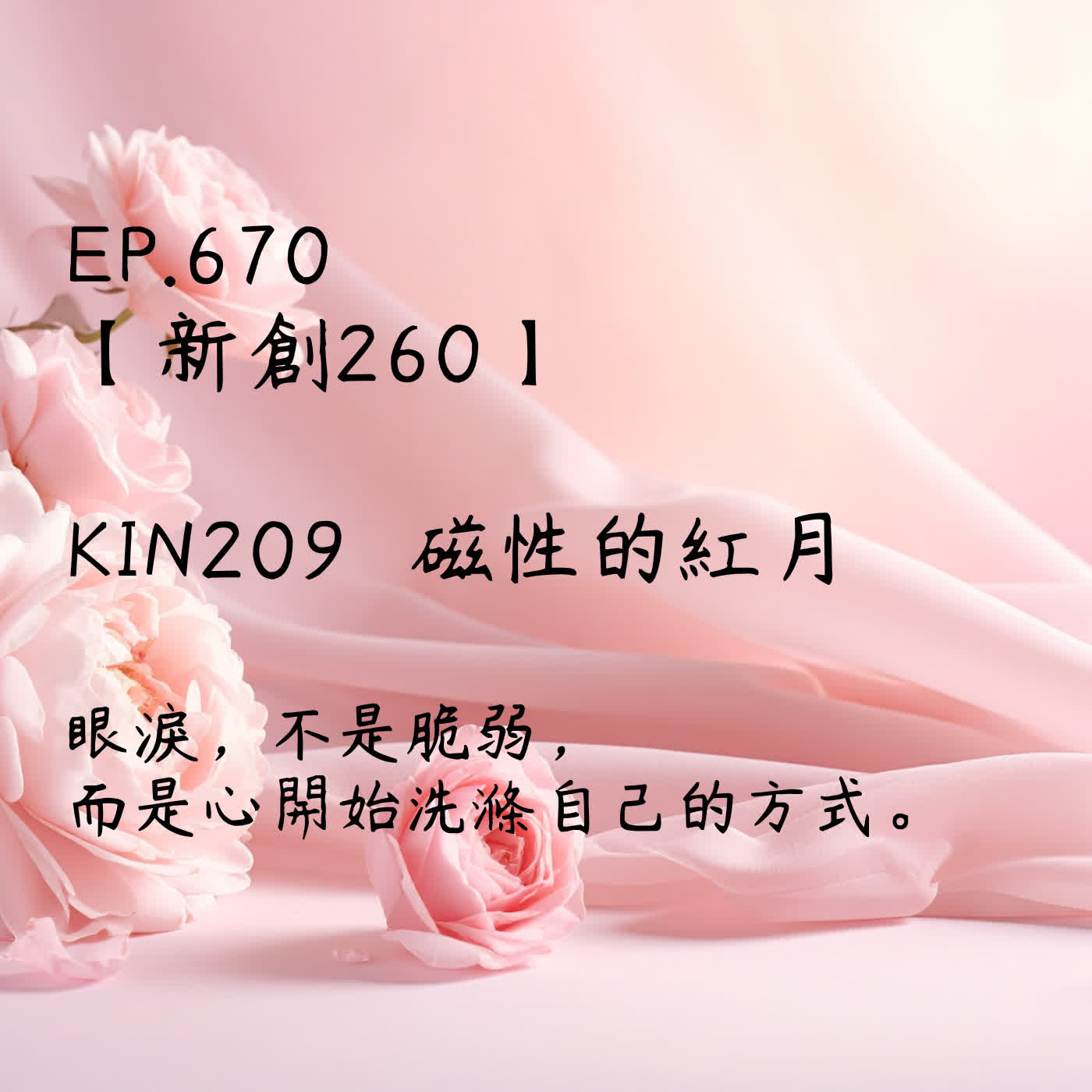 馬雅星球之旅｜EP670－【新創260】-KIN209磁性的紅月-眼淚，不是脆弱，而是心開始洗滌自己的方式。 episode artwork
