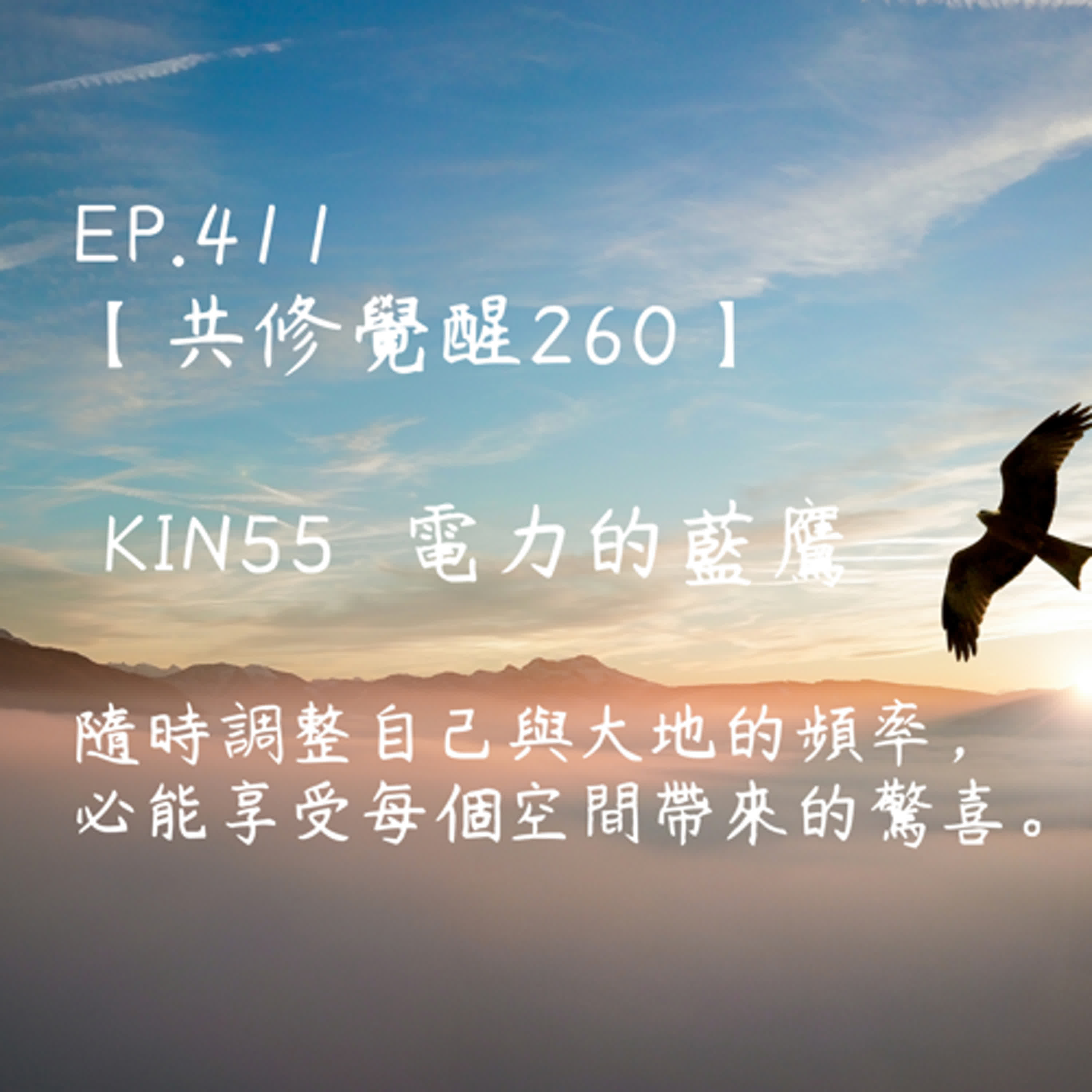 馬雅星球之旅｜EP411－【共修覺醒260】-KIN55電力的藍鷹-隨時調整自己與大地的頻率，必能享受每個空間帶來的驚喜。 episode artwork