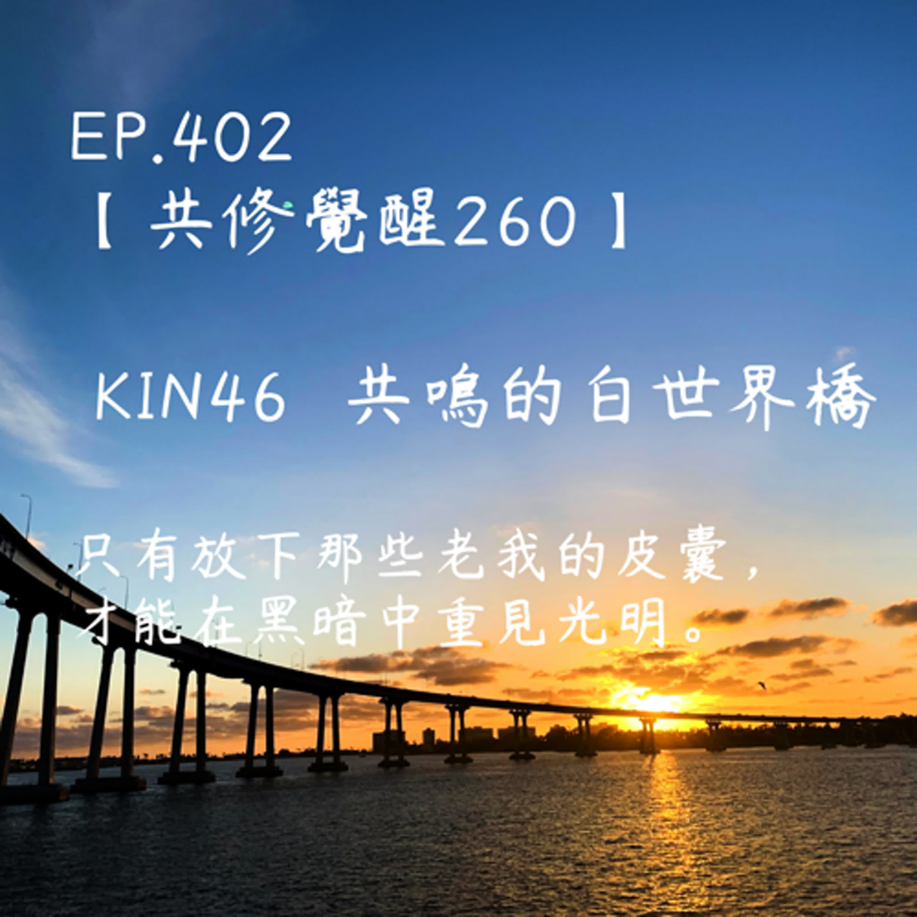 馬雅星球之旅｜EP402－【共修覺醒260】-KIN46共鳴的白世界橋-只有放下那些老我的皮囊，才能在黑暗中重見光明。 episode artwork