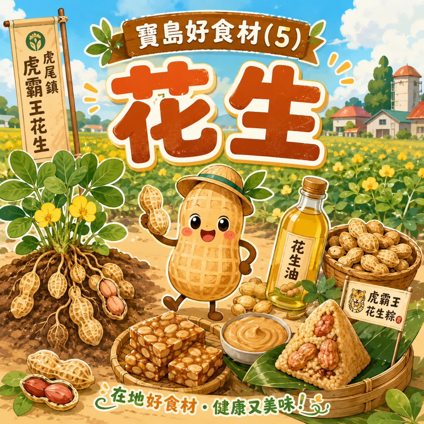 教育非知不可 餐桌遊寶島｜寶島好食材(5)： 花生🥜